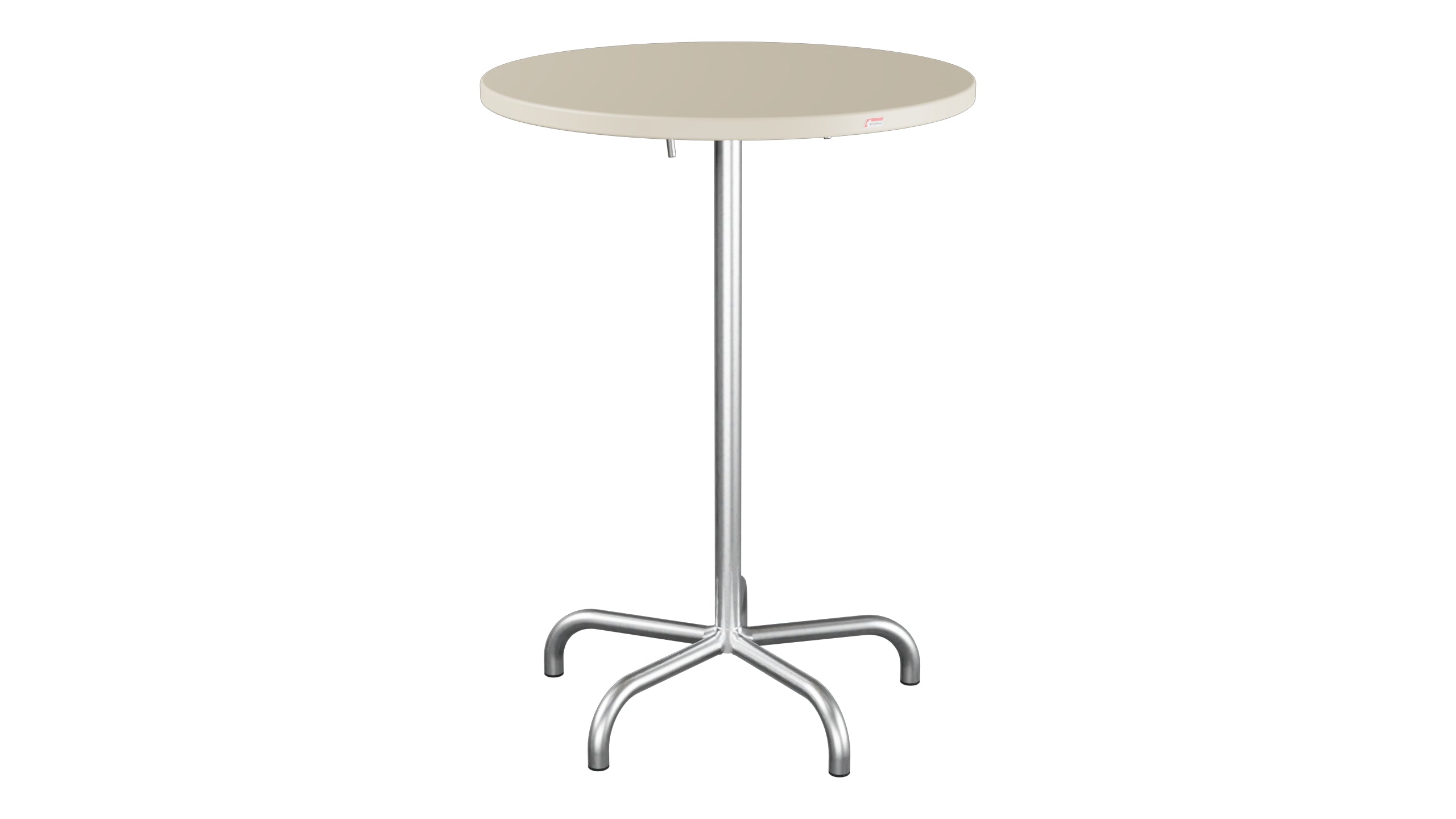 Table de bar en métal Säntis extérieur ø80/110 pliable
