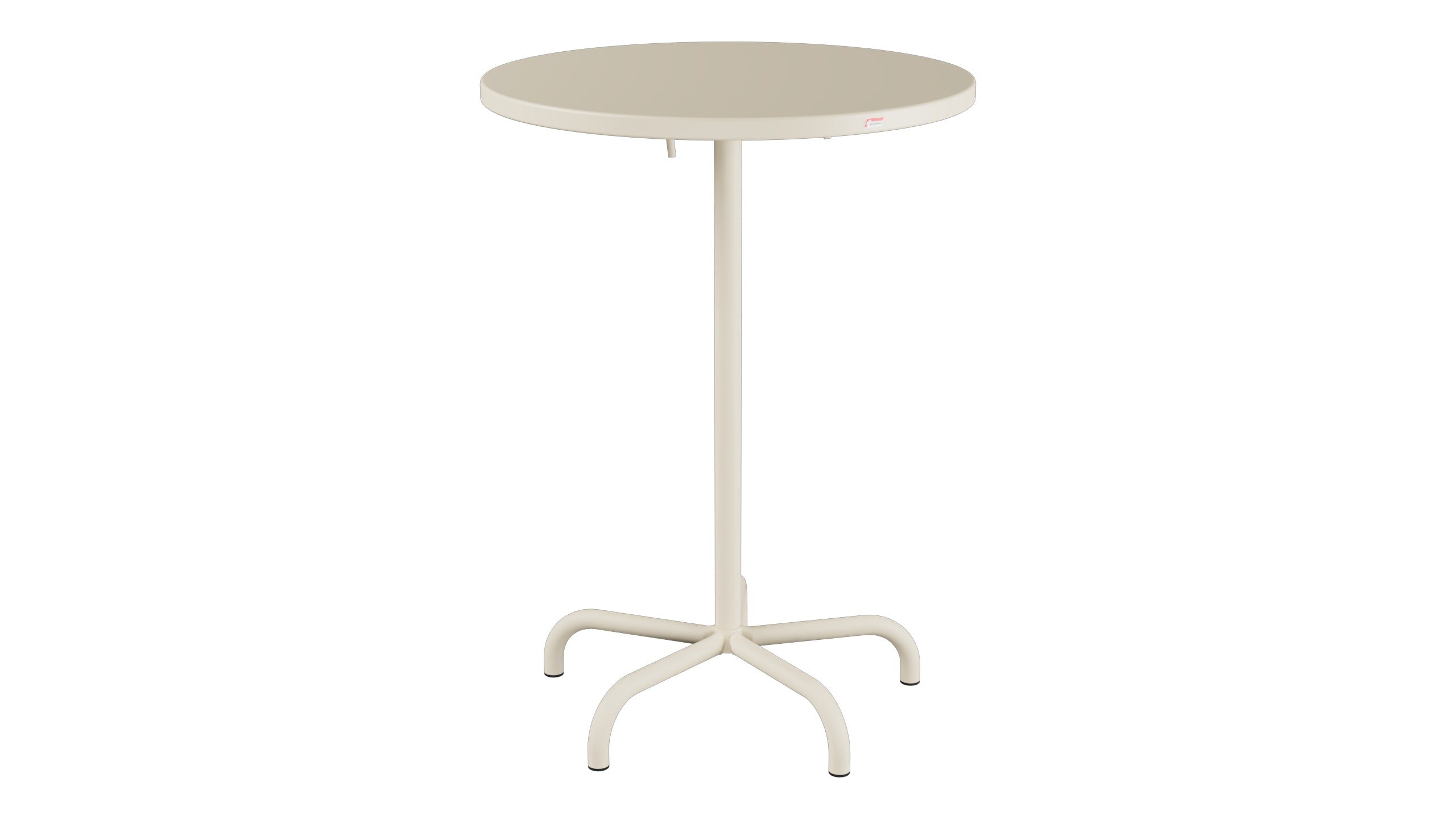 Table de bar en métal Säntis extérieur ø80/110 pliable