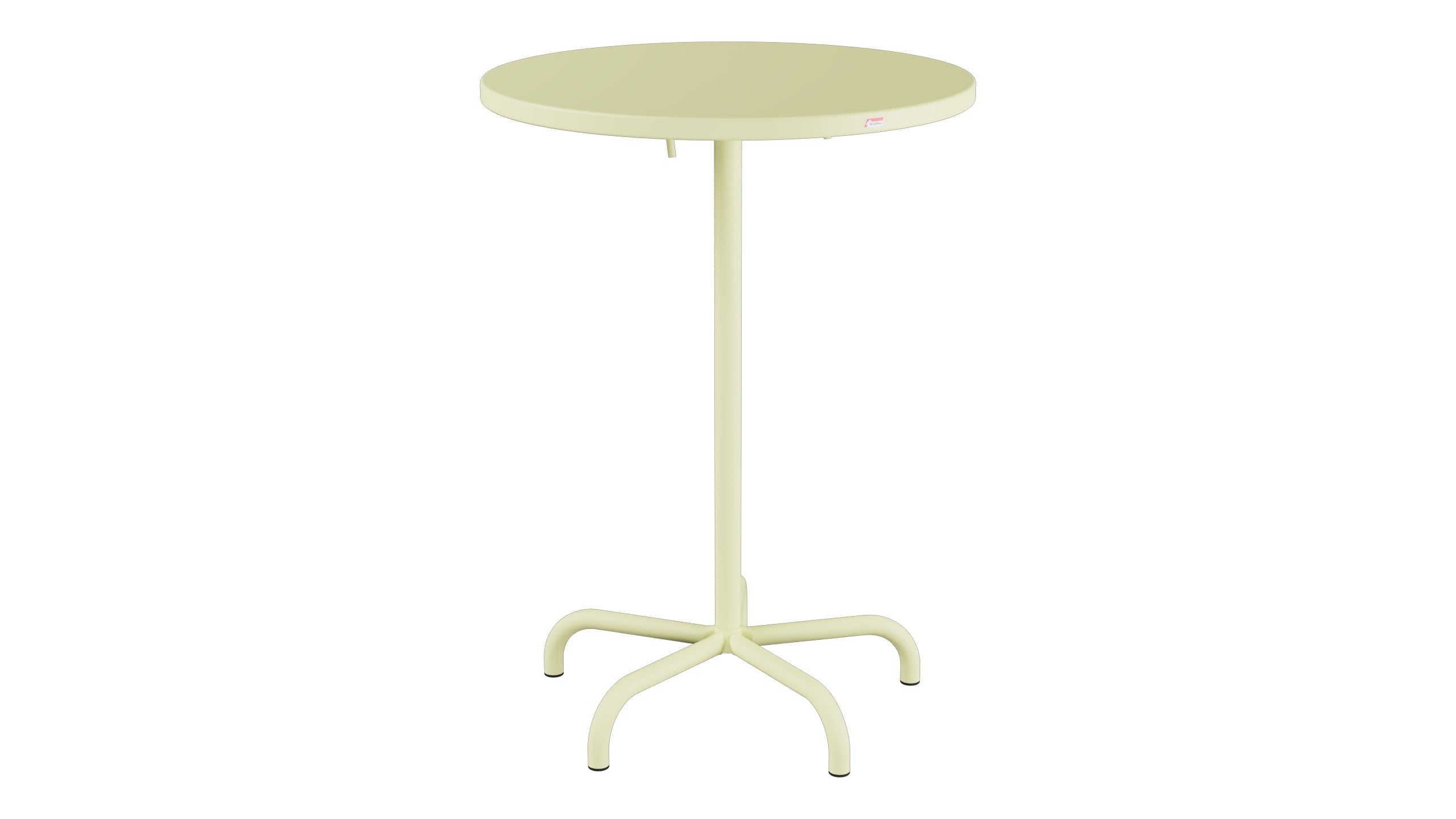 Table de bar en métal Säntis extérieur ø80/110 pliable