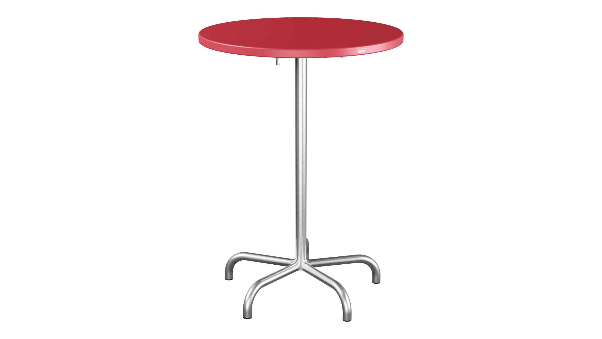 Table de bar en métal Säntis extérieur ø80/110 pliable