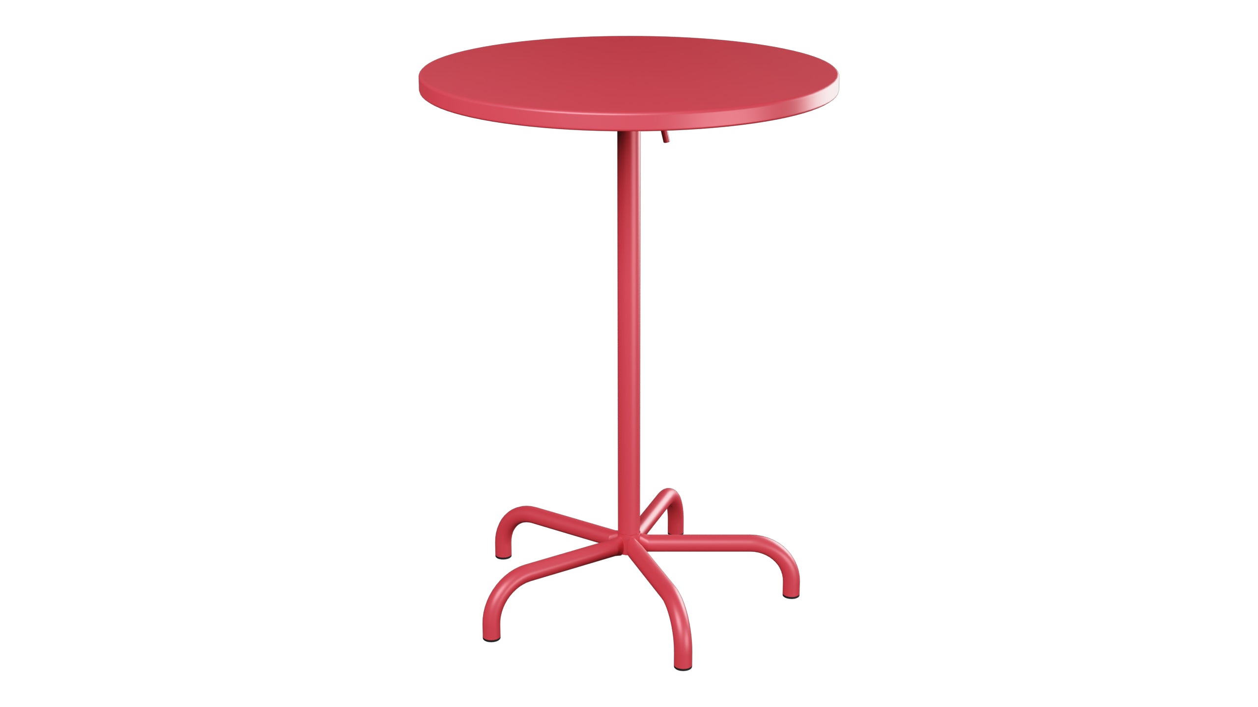 Säntis Metall-Stehtisch Outdoor ø80 / 110 klappbar in Ahornrot präsentiert im Onlineshop von KAQTU Design AG. Hochtisch Outdoor ist von Schaffner