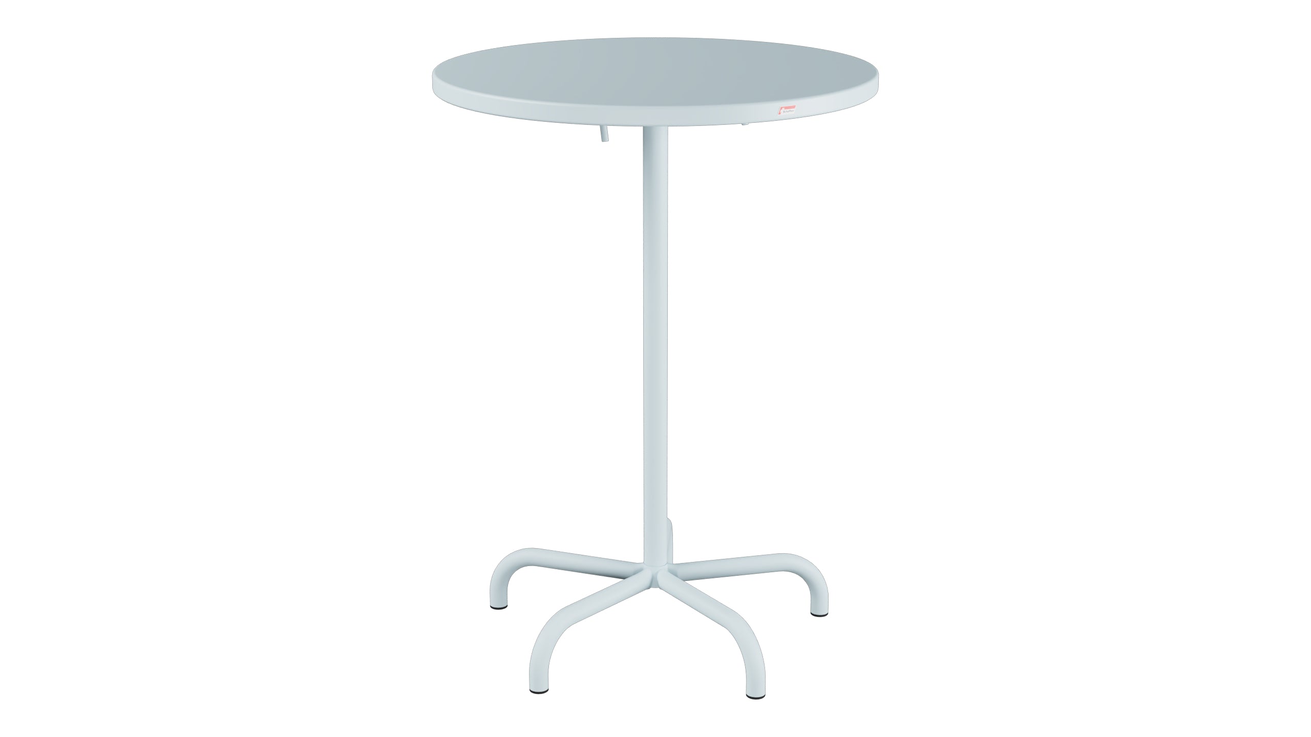 Table de bar en métal Säntis extérieur ø80/110 pliable
