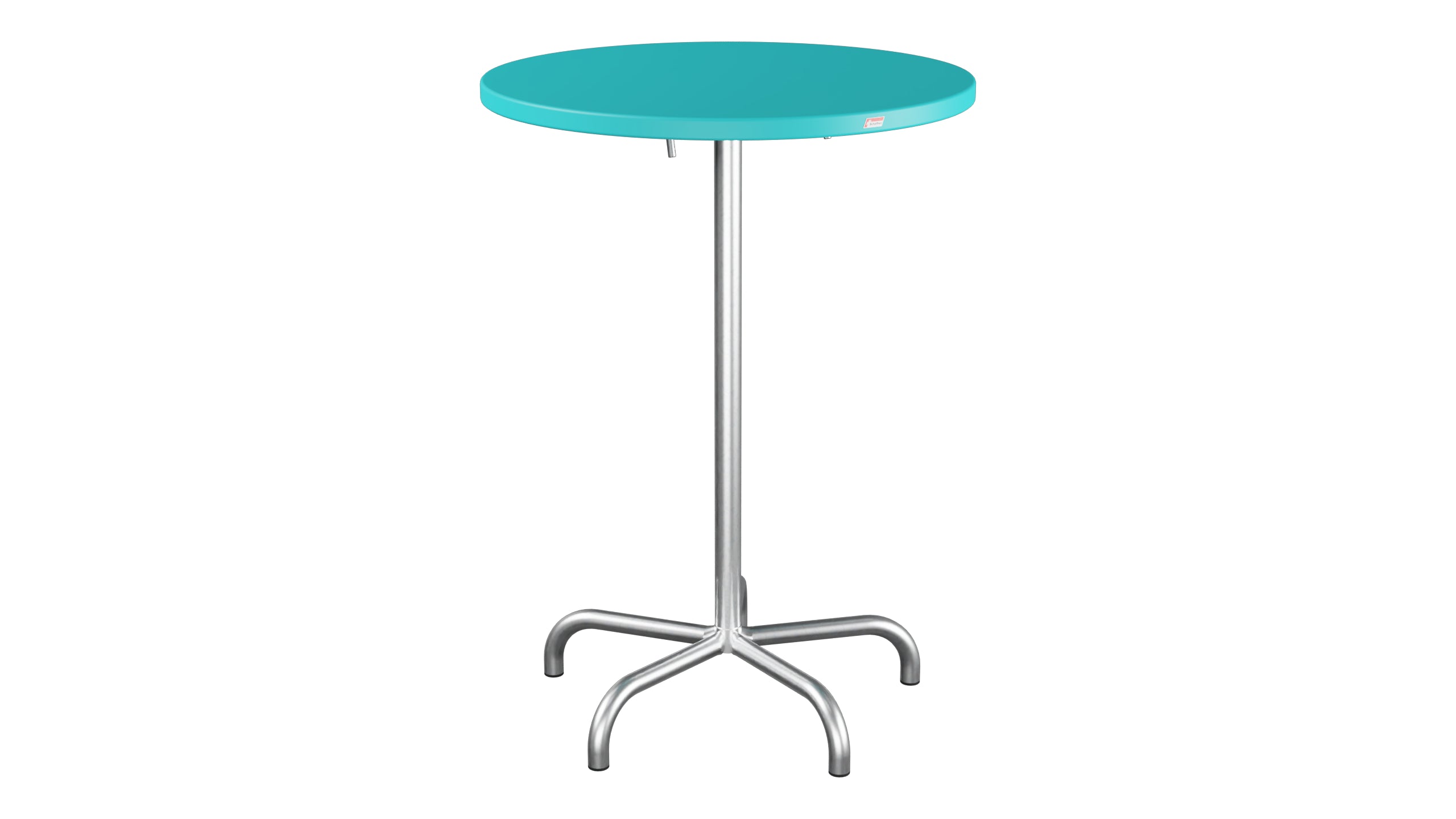 Table de bar en métal Säntis extérieur ø80/110 pliable