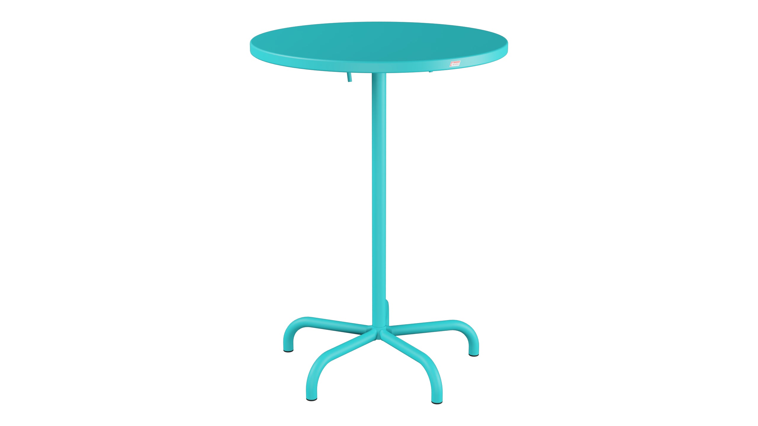 Table de bar en métal Säntis extérieur ø80/110 pliable