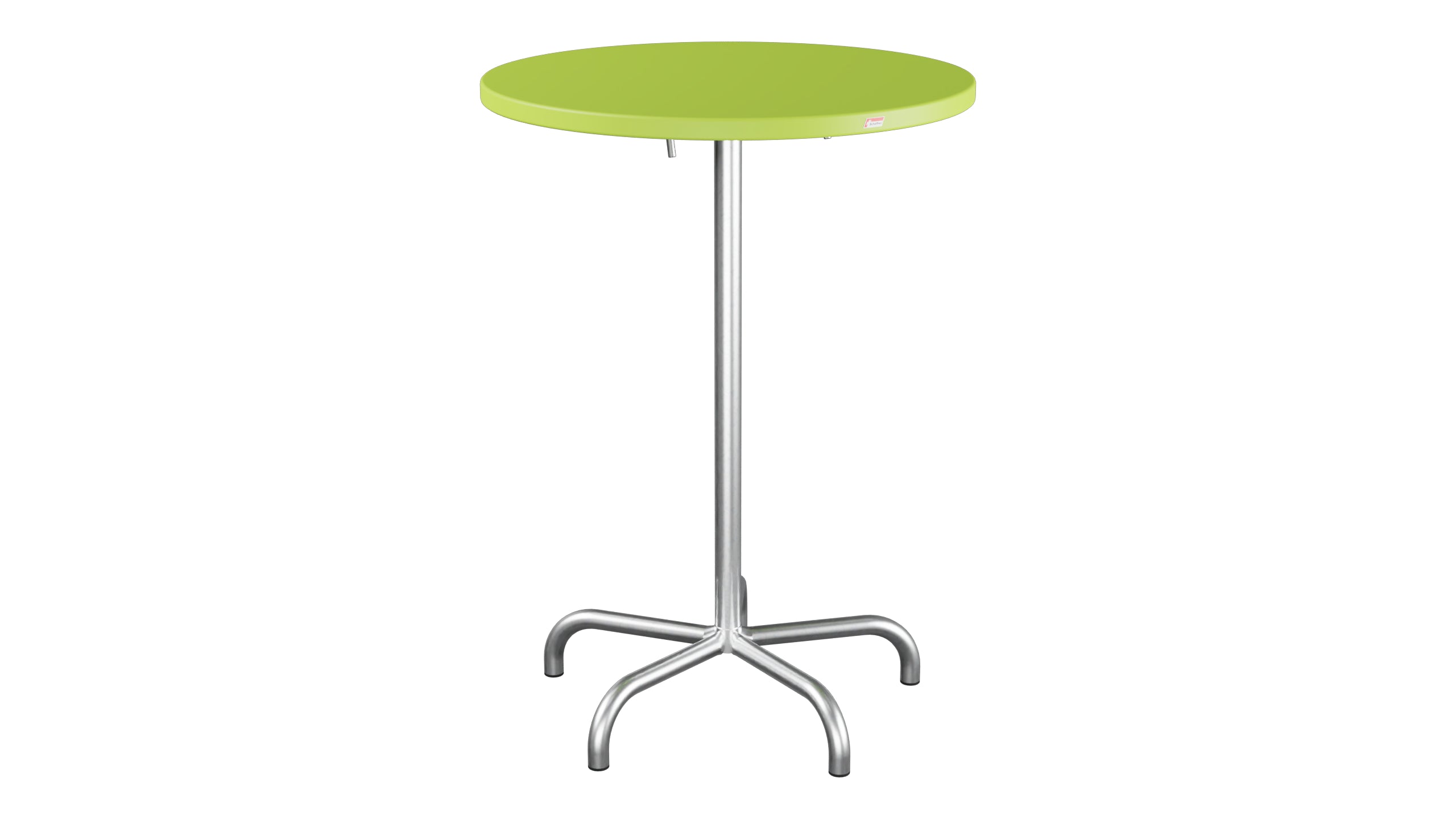 Table de bar en métal Säntis extérieur ø80/110 pliable