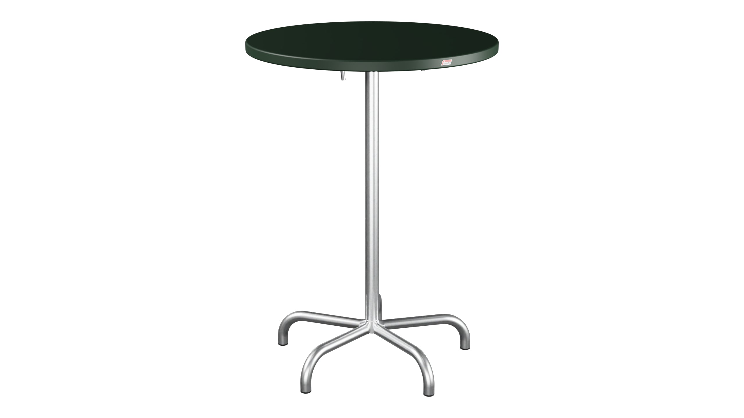 Table de bar en métal Säntis extérieur ø80/110 pliable