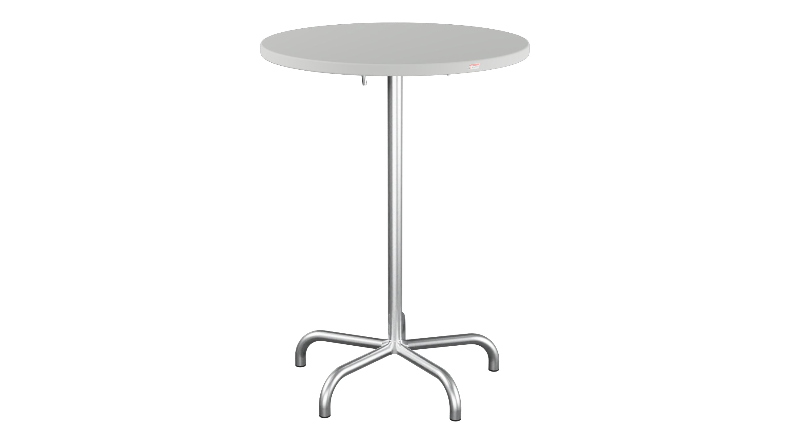 Table de bar en métal Säntis extérieur ø80/110 pliable