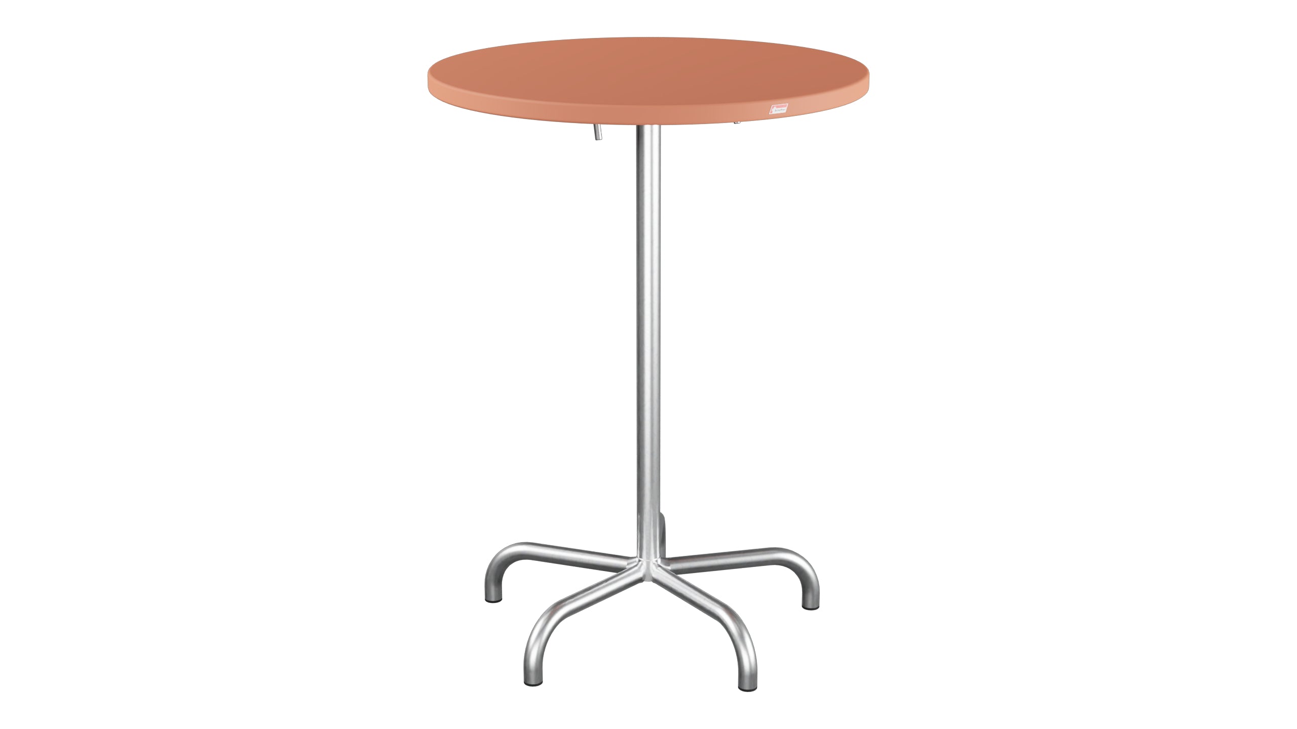Table de bar en métal Säntis extérieur ø80/110 pliable