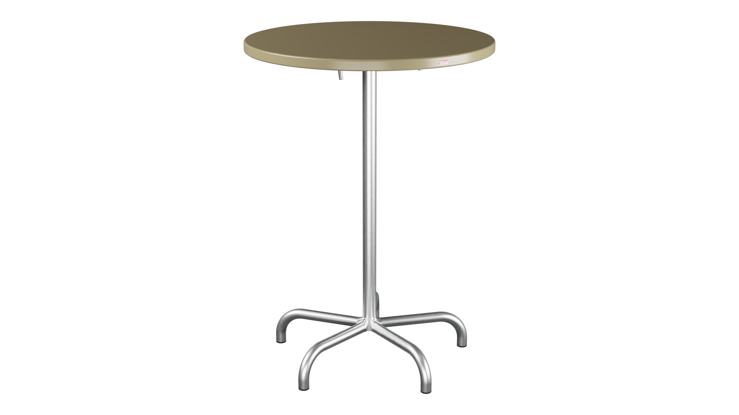 Table de bar en métal Säntis extérieur ø80/110 pliable