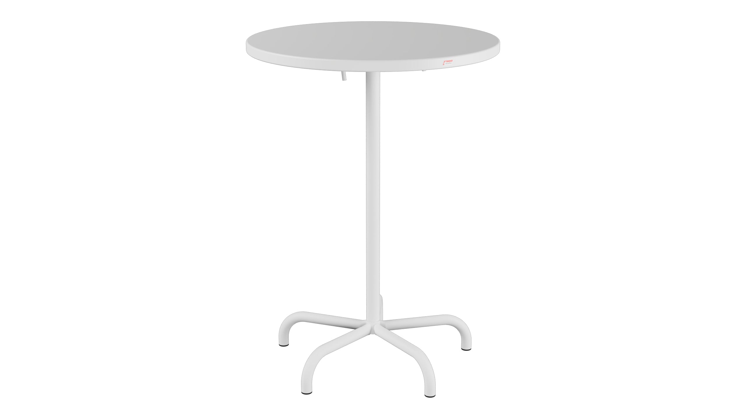Table de bar en métal Säntis extérieur ø80/110 pliable