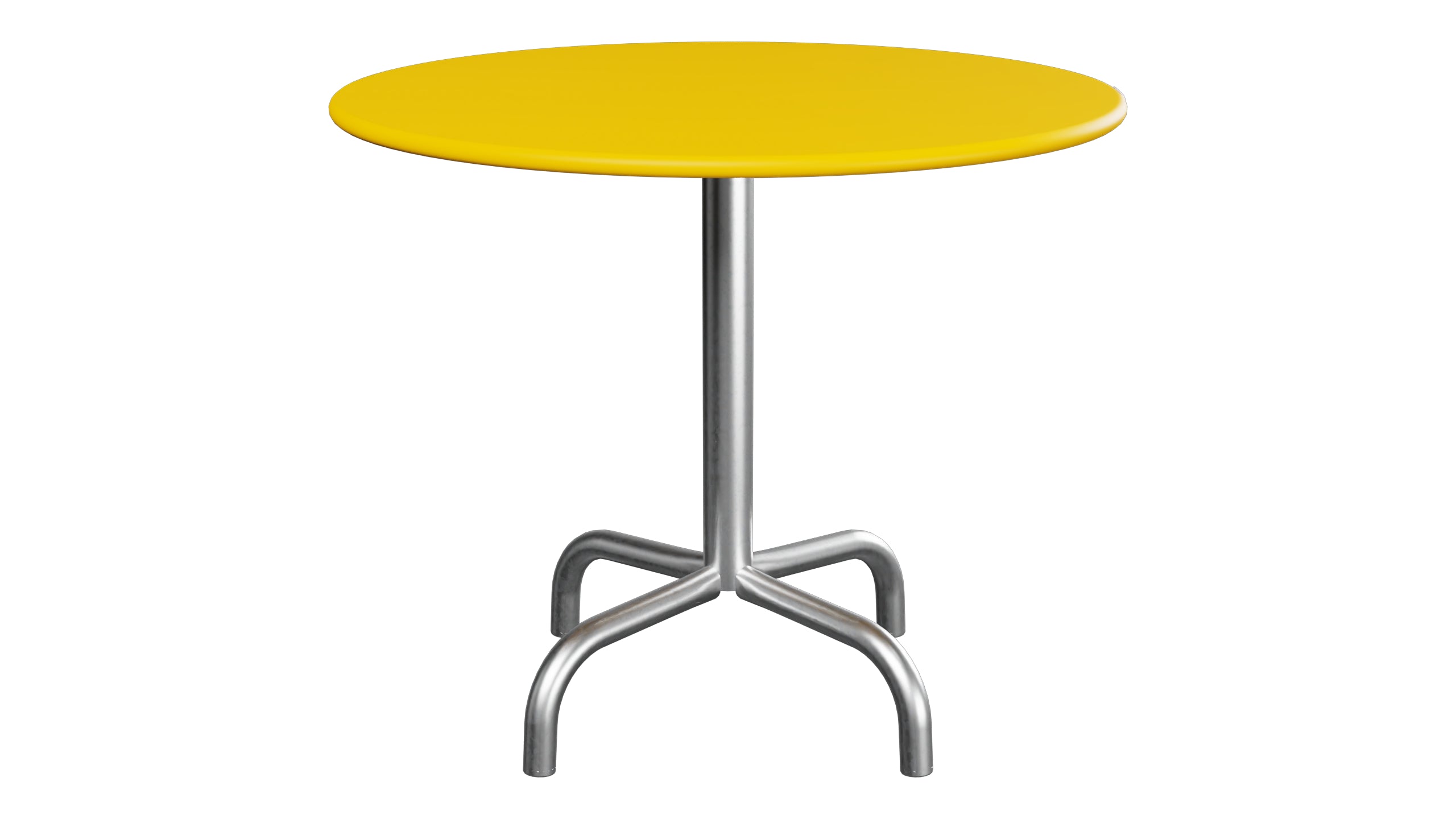 Rigi Metall-Beistelltisch Outdoor ø60 / 50 in Gelb präsentiert im Onlineshop von KAQTU Design AG. Beistelltisch Outdoor ist von Schaffner