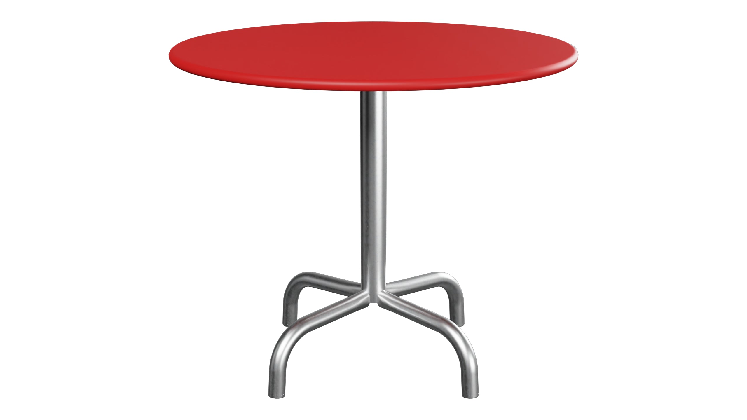 Rigi Metall-Beistelltisch Outdoor ø60 / 50 in Rot präsentiert im Onlineshop von KAQTU Design AG. Beistelltisch Outdoor ist von Schaffner