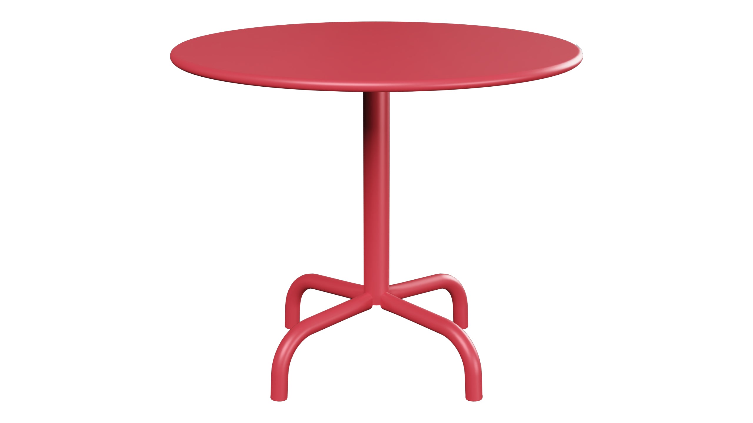 Rigi Metall-Beistelltisch Outdoor ø60 / 50 in Ahornrot präsentiert im Onlineshop von KAQTU Design AG. Beistelltisch Outdoor ist von Schaffner