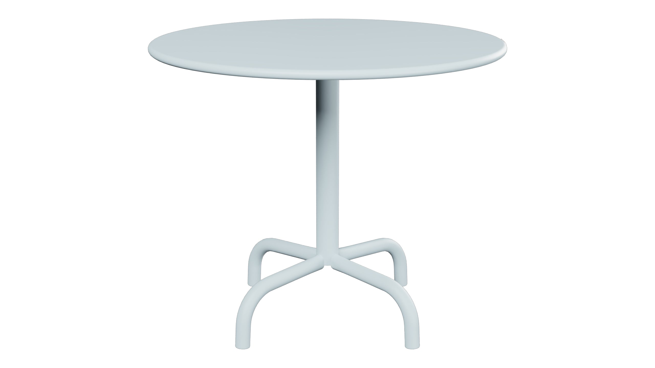 Rigi Metall-Beistelltisch Outdoor ø60 / 50 in Pastellblau präsentiert im Onlineshop von KAQTU Design AG. Beistelltisch Outdoor ist von Schaffner