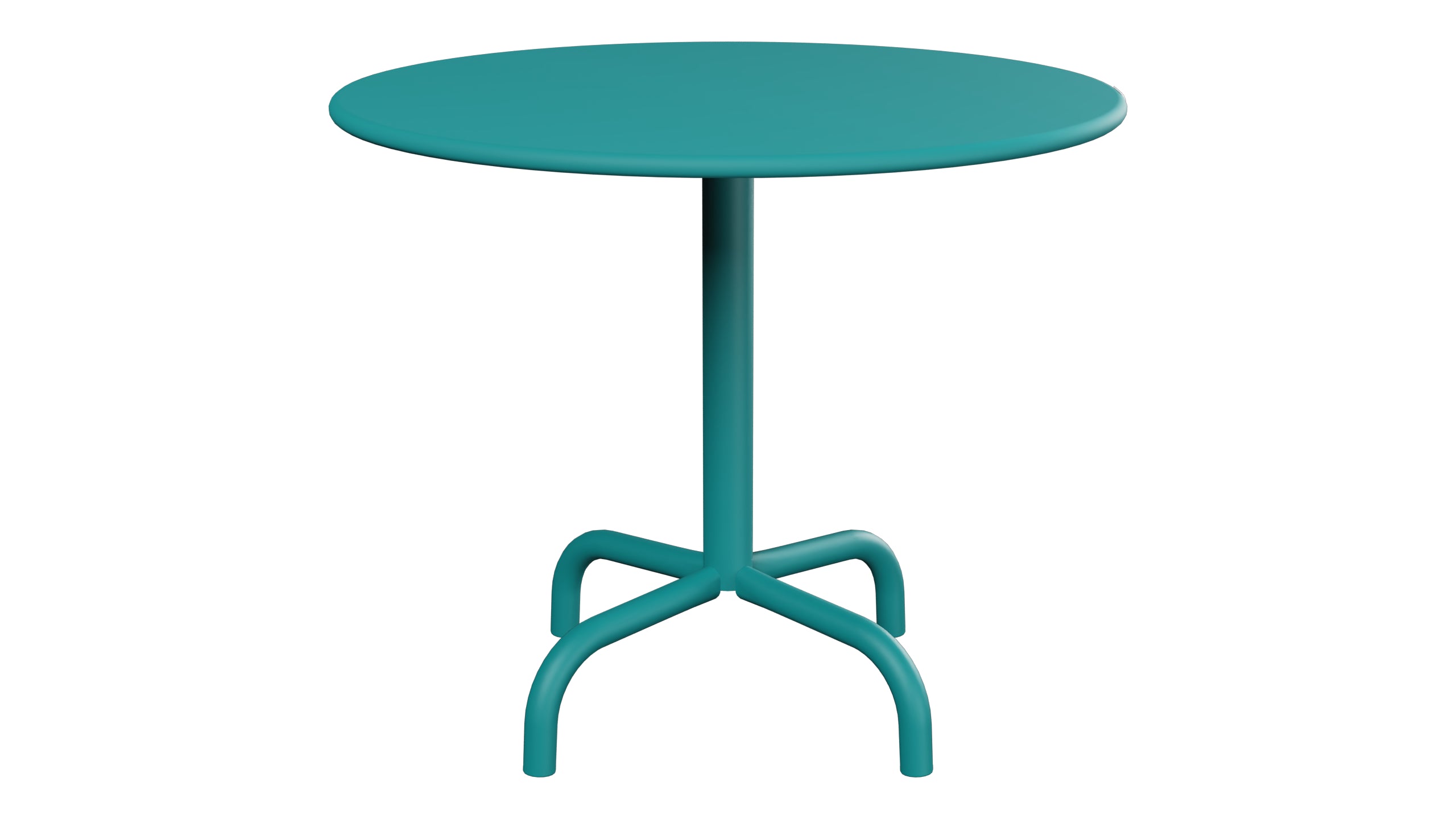 Rigi Metall-Beistelltisch Outdoor ø60 / 50 in Kaliblau präsentiert im Onlineshop von KAQTU Design AG. Beistelltisch Outdoor ist von Schaffner