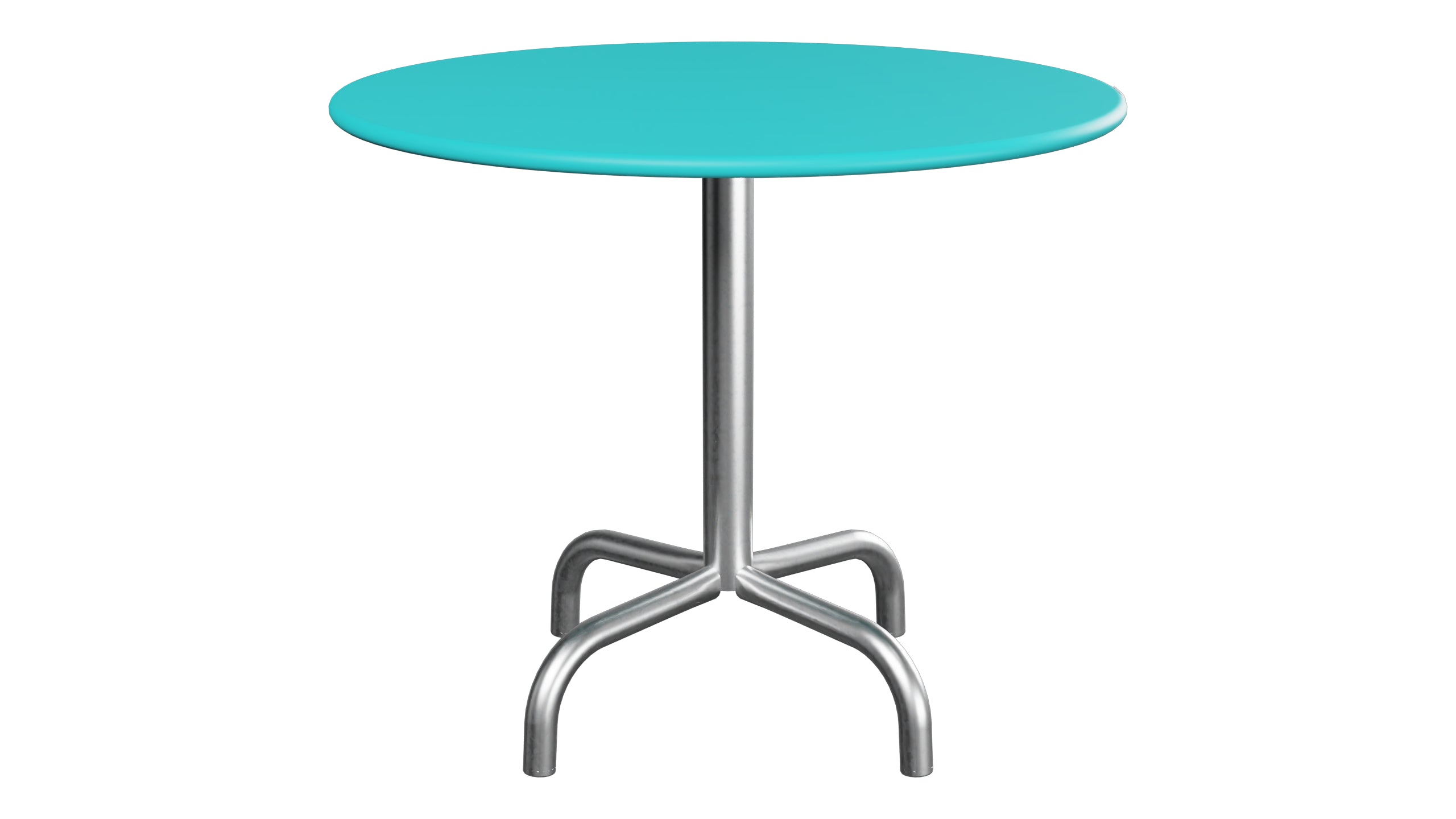 Rigi Metall-Beistelltisch Outdoor ø60 / 50 in Türkis präsentiert im Onlineshop von KAQTU Design AG. Beistelltisch Outdoor ist von Schaffner
