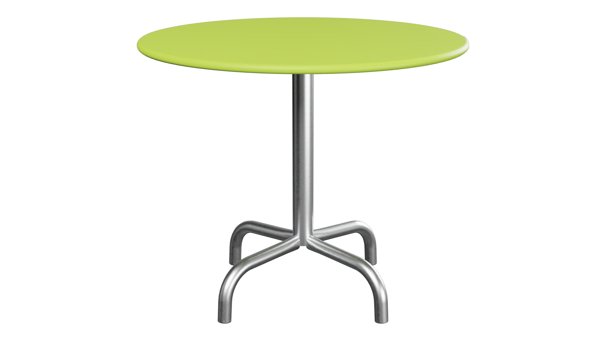 Rigi Metall-Beistelltisch Outdoor ø60 / 50 in Hellgrün präsentiert im Onlineshop von KAQTU Design AG. Beistelltisch Outdoor ist von Schaffner