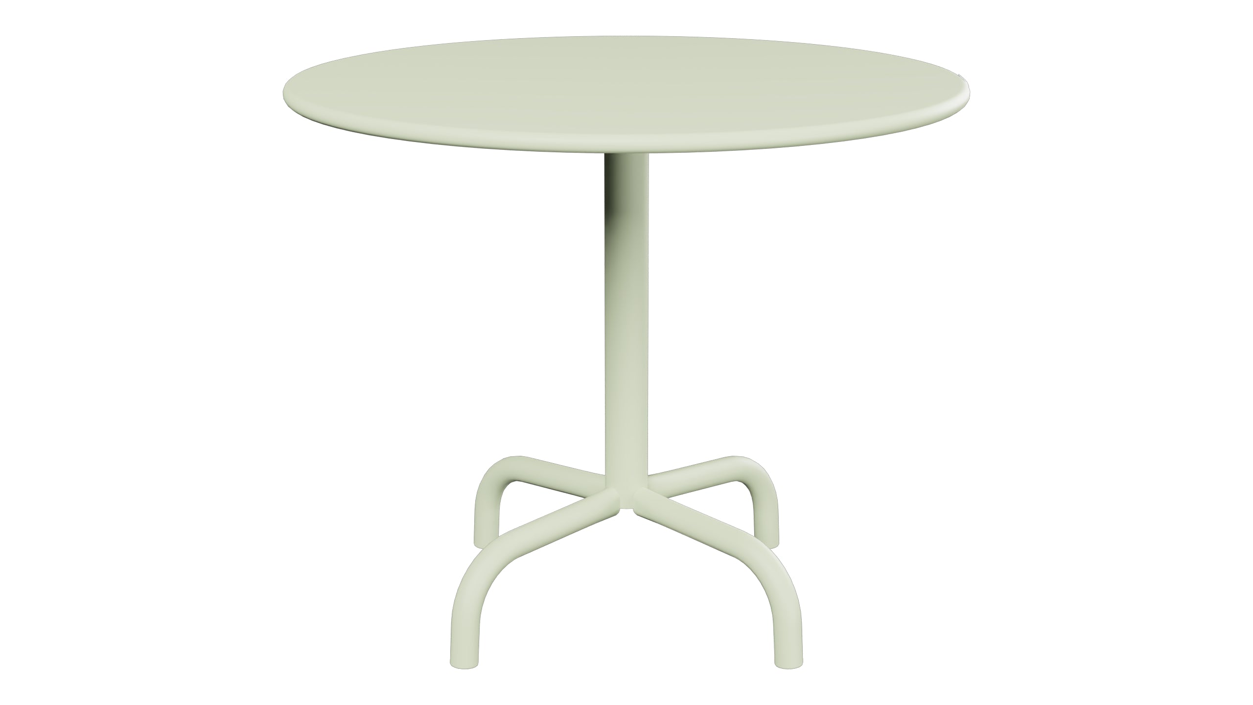 Rigi Metall-Beistelltisch Outdoor ø60 / 50 in Pastellgrün präsentiert im Onlineshop von KAQTU Design AG. Beistelltisch Outdoor ist von Schaffner