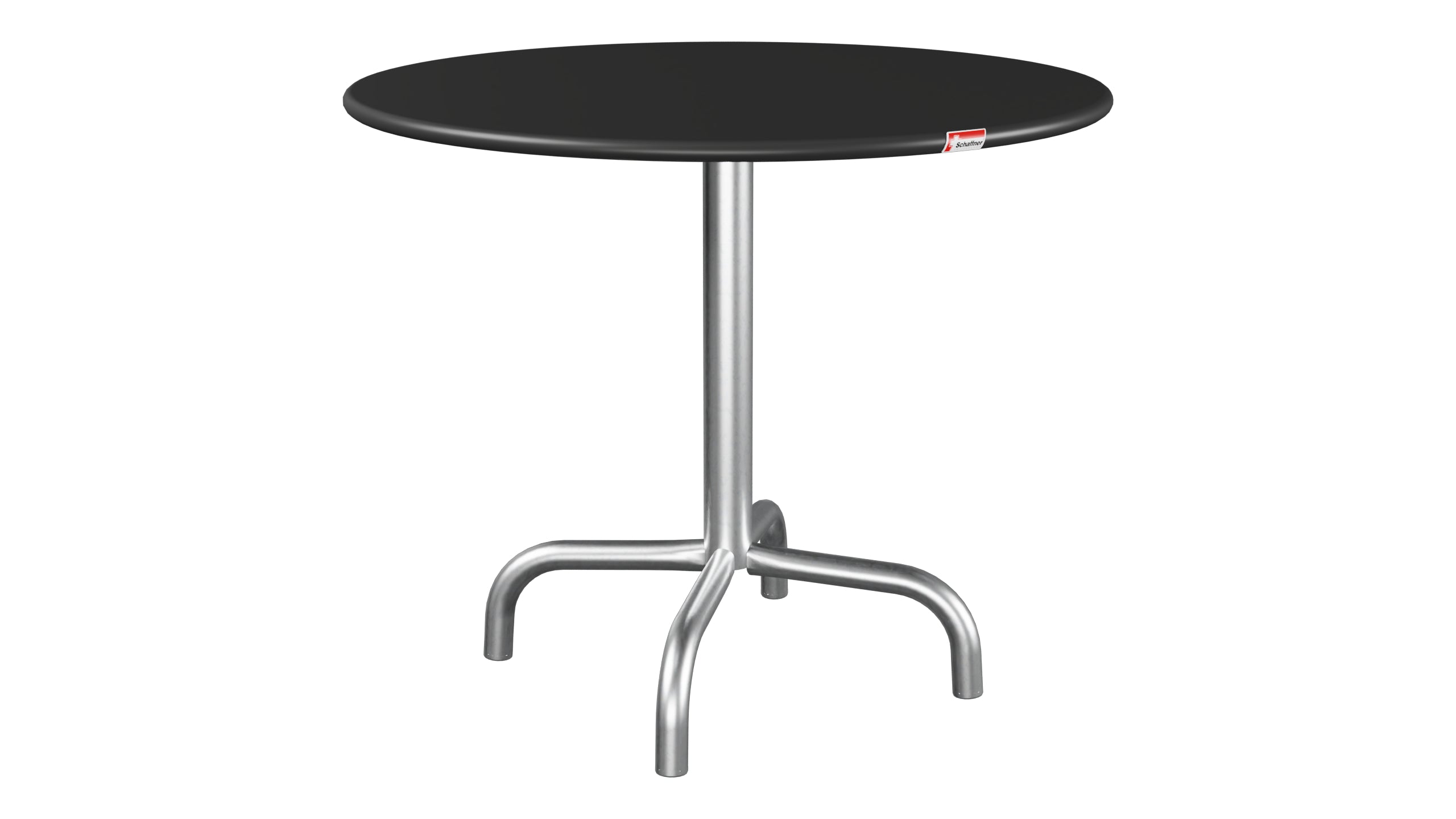 Rigi Metall-Beistelltisch Outdoor ø60 / 50 in Anthrazit präsentiert im Onlineshop von KAQTU Design AG. Beistelltisch Outdoor ist von Schaffner