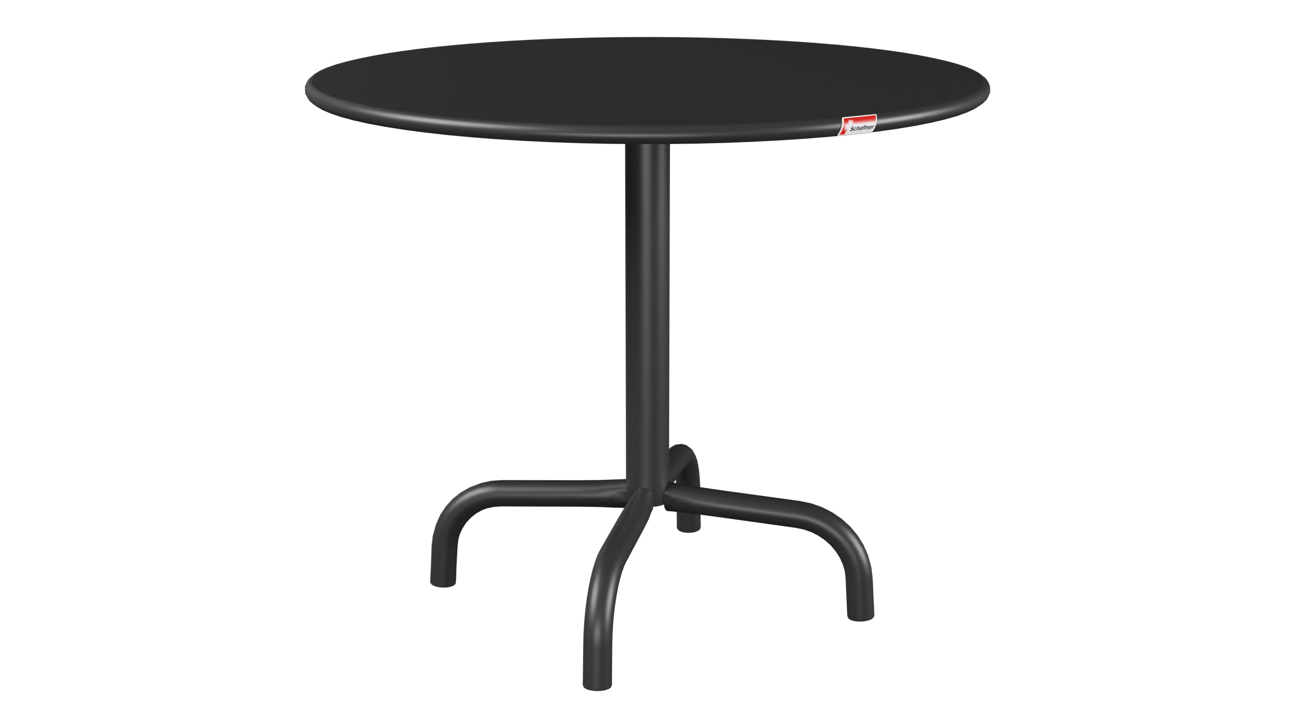 Rigi Metall-Beistelltisch Outdoor ø60 / 50 in Anthrazit präsentiert im Onlineshop von KAQTU Design AG. Beistelltisch Outdoor ist von Schaffner
