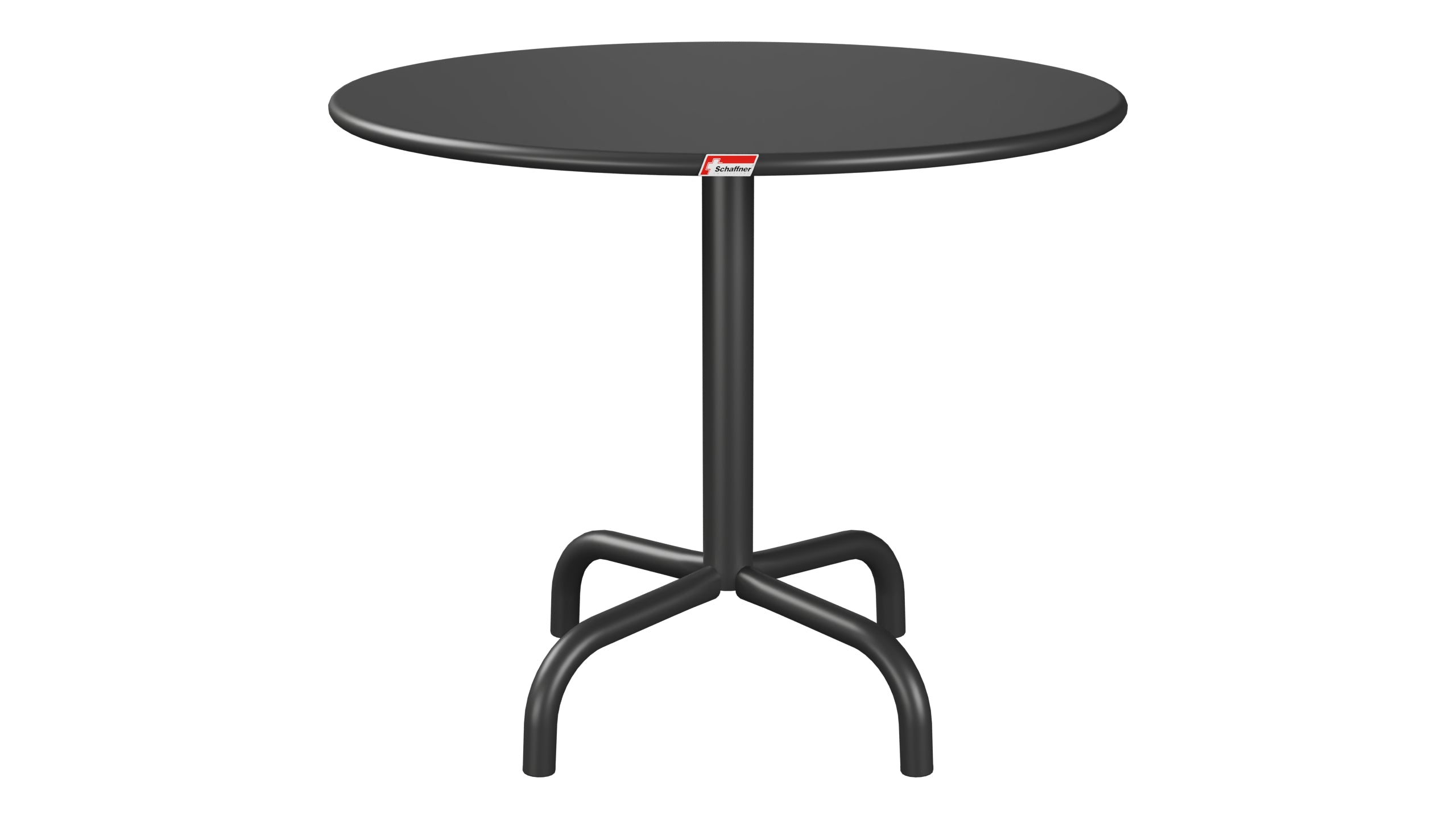 Rigi Metall-Beistelltisch Outdoor ø60 / 50 in Anthrazit präsentiert im Onlineshop von KAQTU Design AG. Beistelltisch Outdoor ist von Schaffner