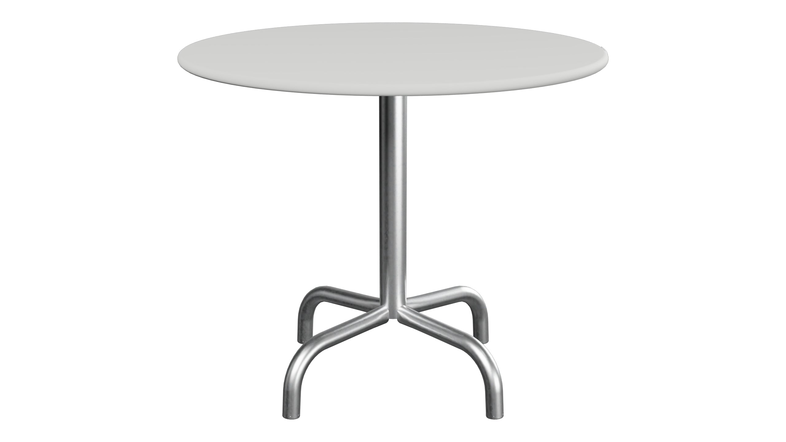 Rigi Metall-Beistelltisch Outdoor ø60 / 50 in Alusilber präsentiert im Onlineshop von KAQTU Design AG. Beistelltisch Outdoor ist von Schaffner