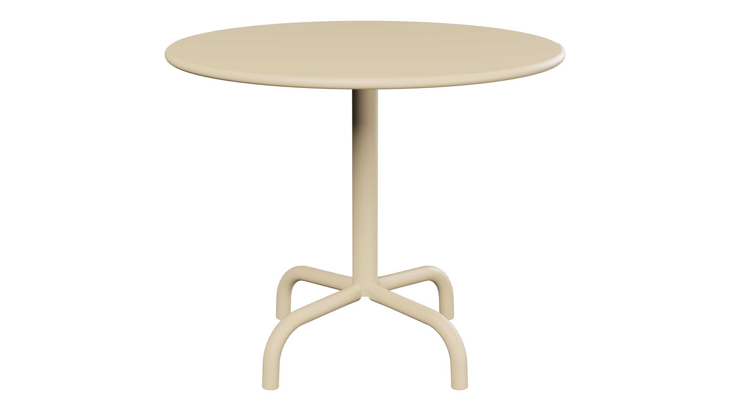 Rigi Metall-Beistelltisch Outdoor ø60 / 50 in Pastellbraun präsentiert im Onlineshop von KAQTU Design AG. Beistelltisch Outdoor ist von Schaffner