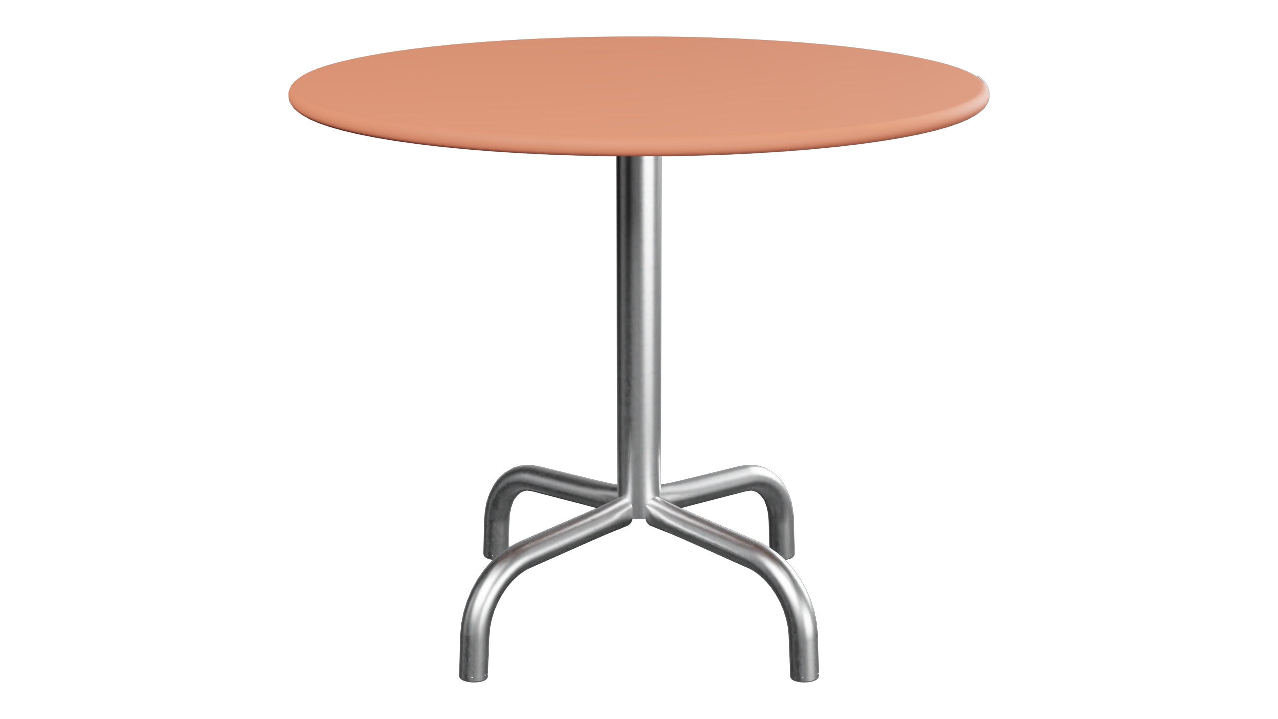 Rigi Metall-Beistelltisch Outdoor ø60 / 50 in Pastellterracotta präsentiert im Onlineshop von KAQTU Design AG. Beistelltisch Outdoor ist von Schaffner