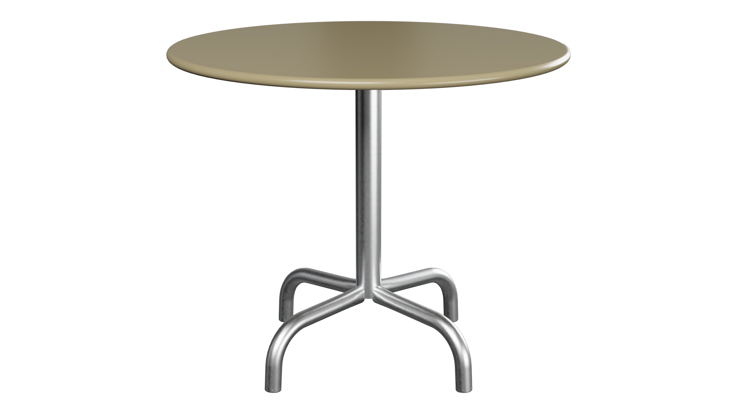 Rigi Metall-Beistelltisch Outdoor ø60 / 50 in Champagner präsentiert im Onlineshop von KAQTU Design AG. Beistelltisch Outdoor ist von Schaffner