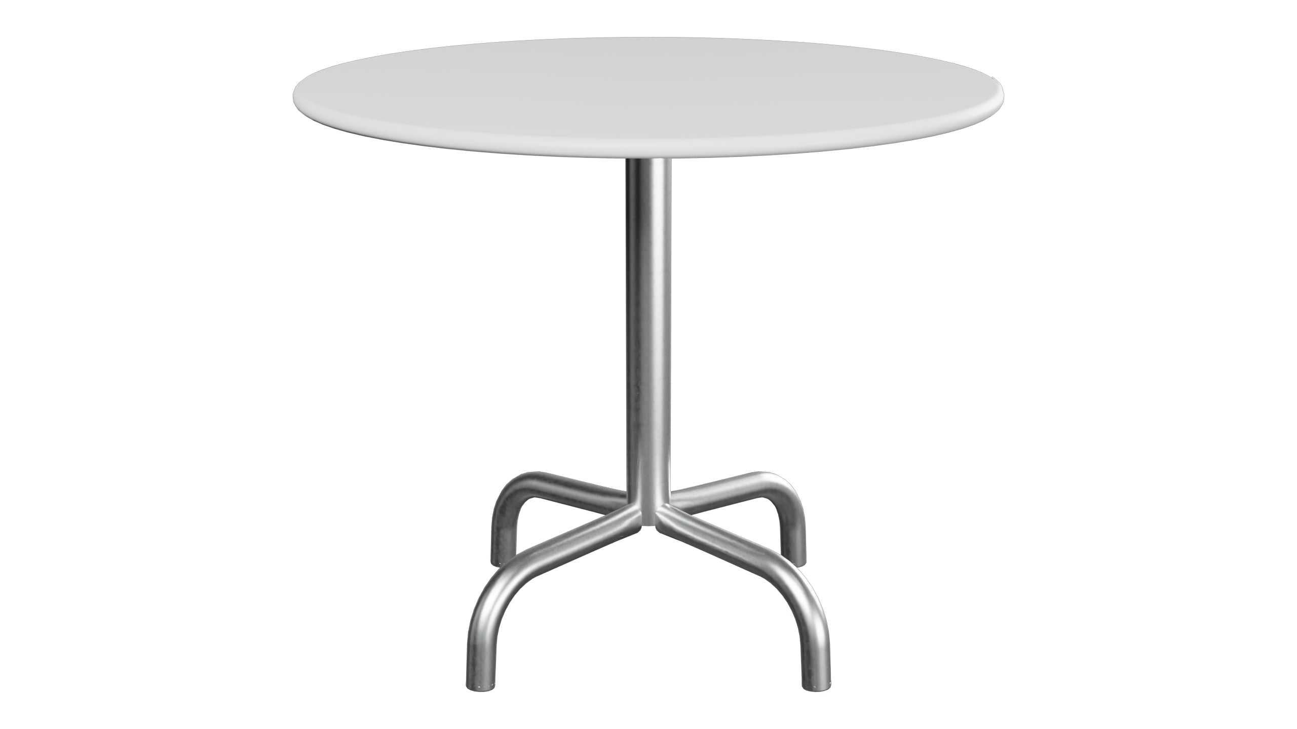 Rigi Metall-Beistelltisch Outdoor ø60 / 50 in Weiss präsentiert im Onlineshop von KAQTU Design AG. Beistelltisch Outdoor ist von Schaffner