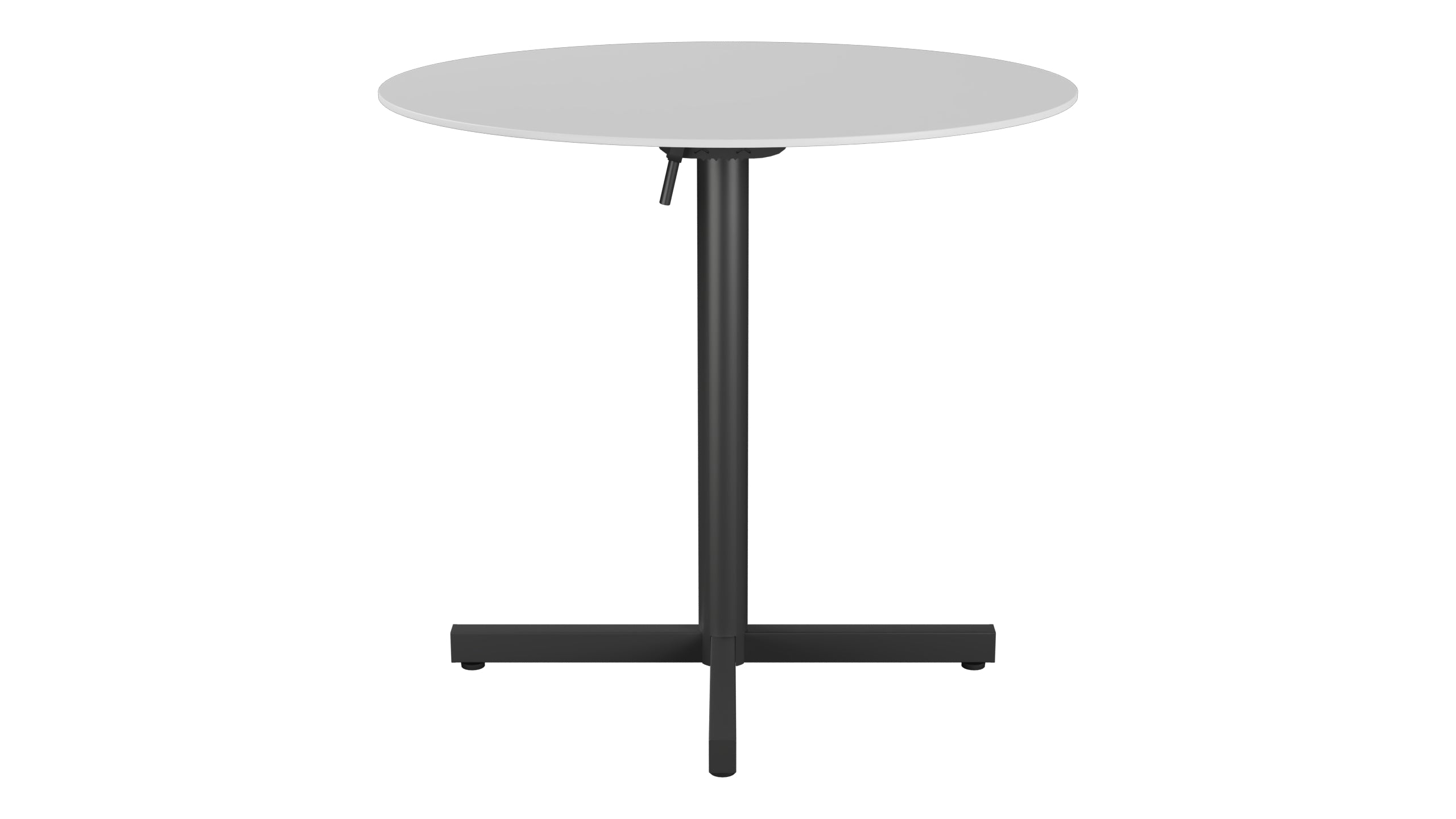 Luzern Glasfaser-Gartentisch Decor ø80 klappbar in Weiss präsentiert im Onlineshop von KAQTU Design AG. Gartentisch ist von Schaffner