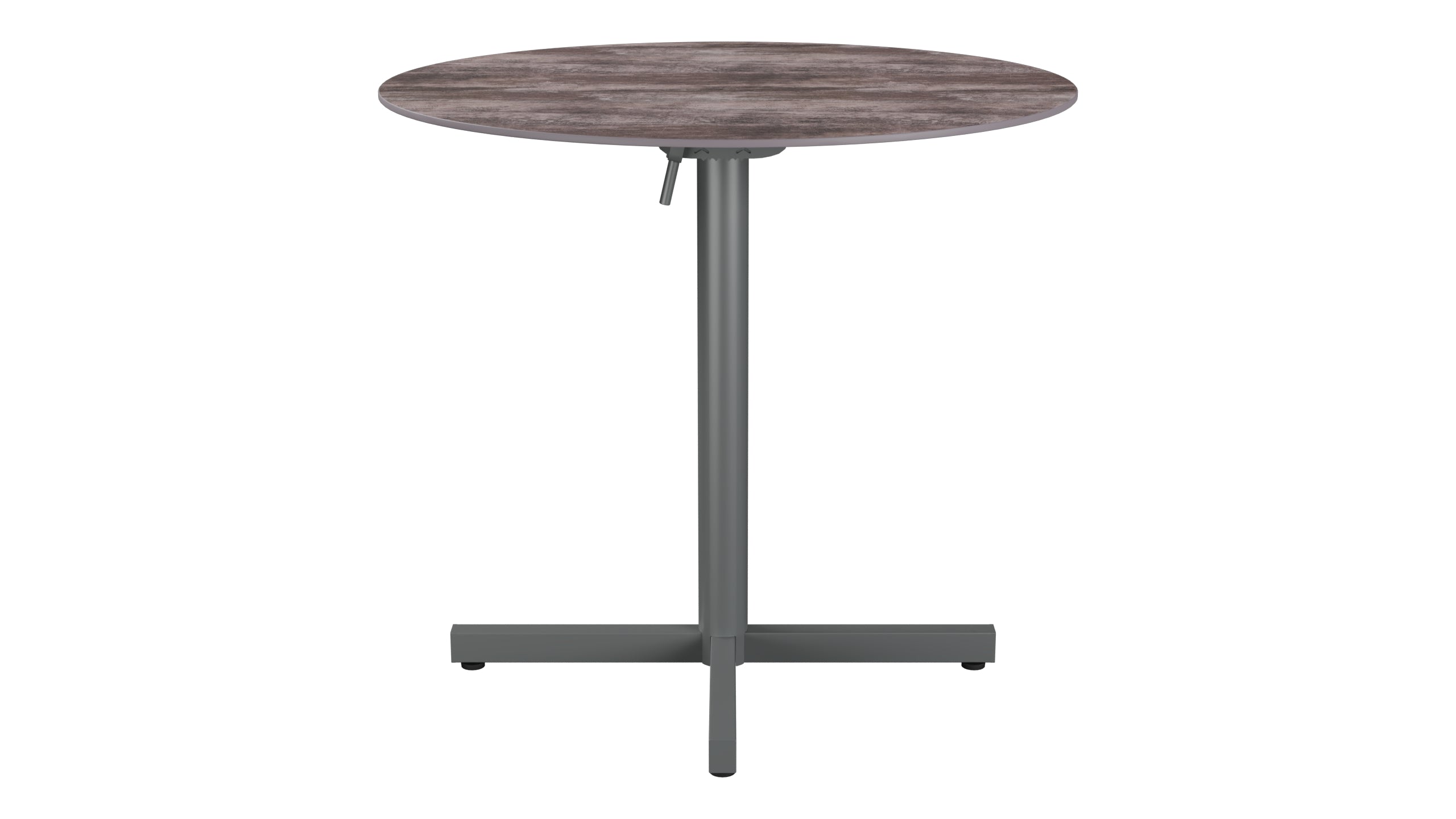 Luzern Glasfaser-Gartentisch Decor ø80 klappbar in Stromboli dunkel  präsentiert im Onlineshop von KAQTU Design AG. Gartentisch ist von Schaffner