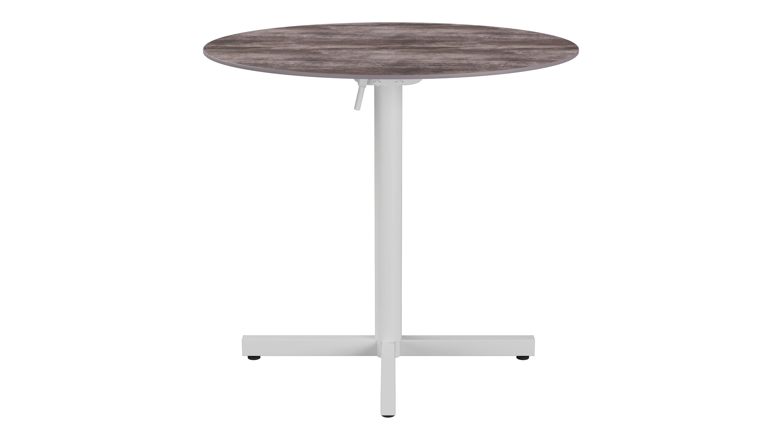 Luzern Glasfaser-Gartentisch Decor ø80 klappbar in Stromboli dunkel  präsentiert im Onlineshop von KAQTU Design AG. Gartentisch ist von Schaffner
