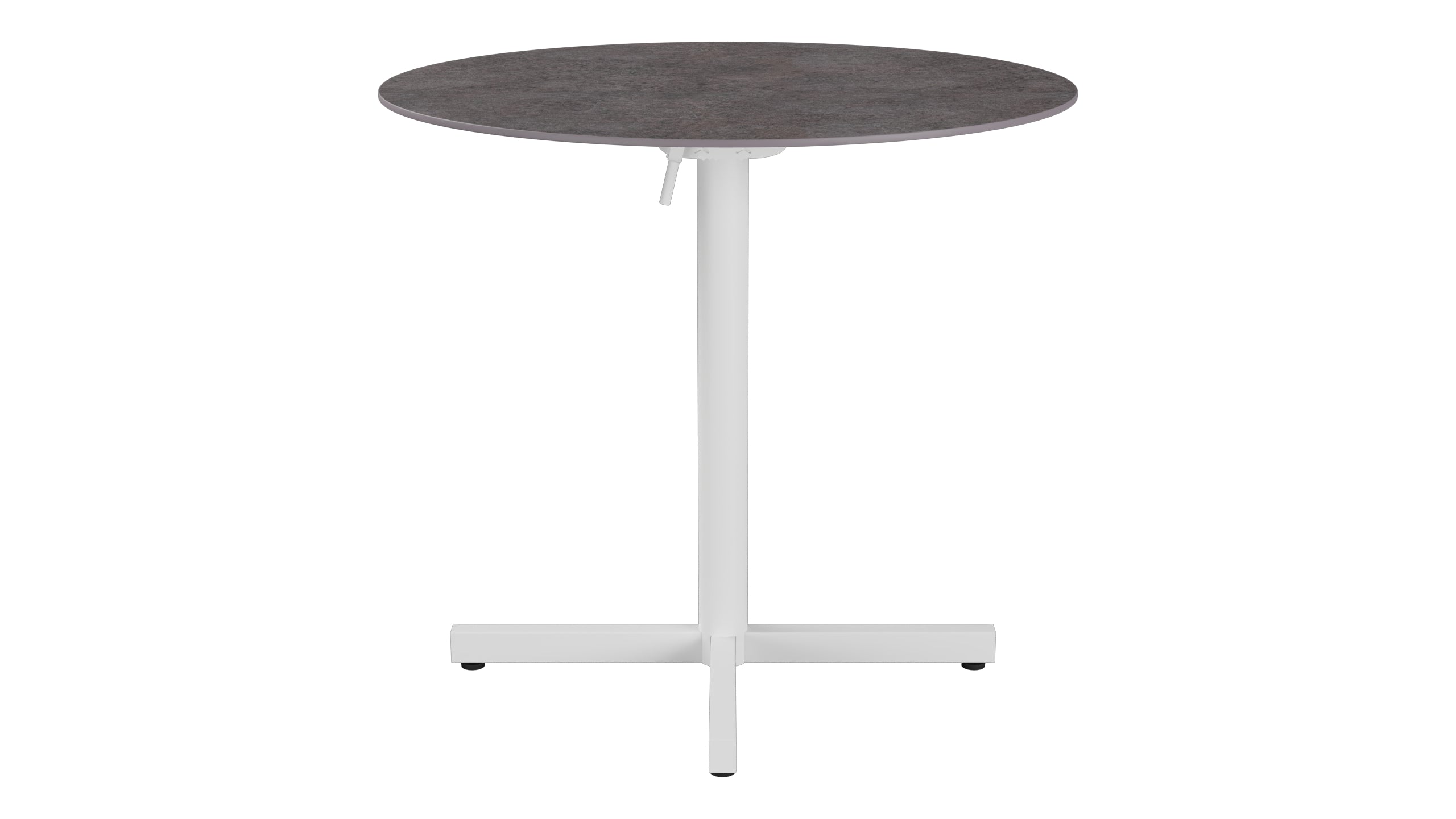 Luzern Glasfaser-Gartentisch Decor ø80 klappbar in Cooperfield präsentiert im Onlineshop von KAQTU Design AG. Gartentisch ist von Schaffner