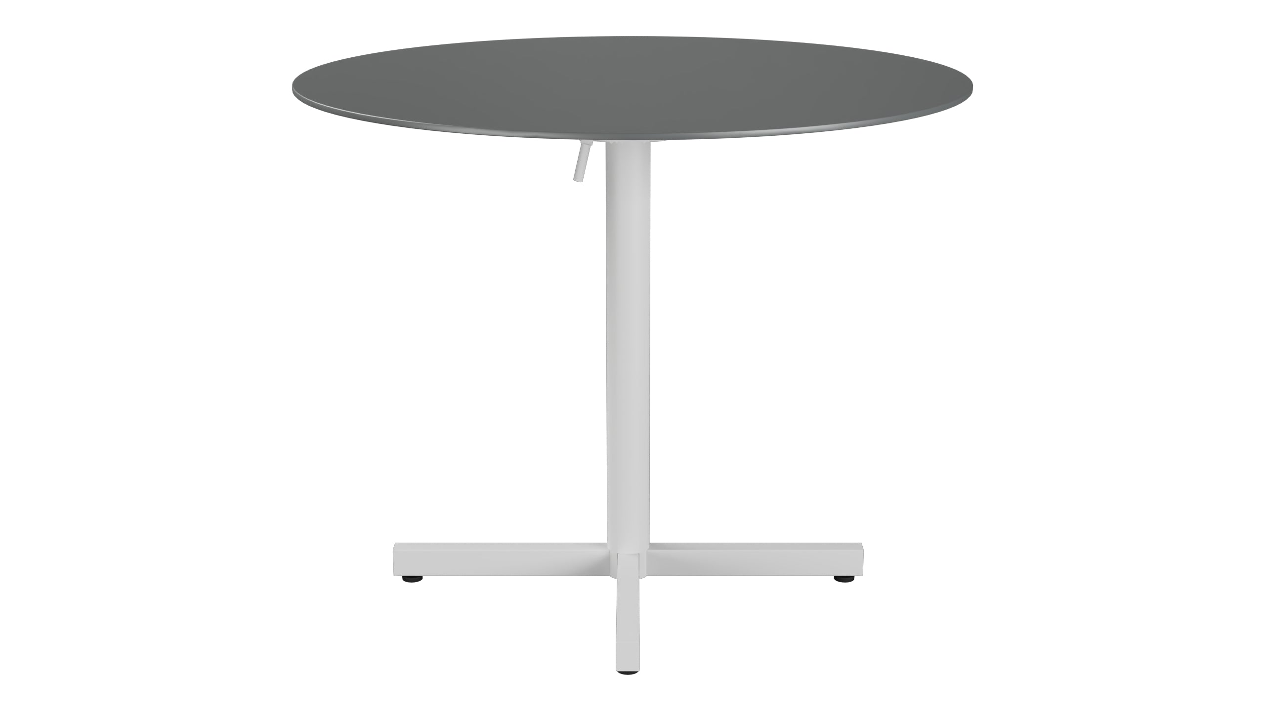 Luzern Glasfaser-Gartentisch Decor ø90 klappbar in Graphit präsentiert im Onlineshop von KAQTU Design AG. Gartentisch ist von Schaffner
