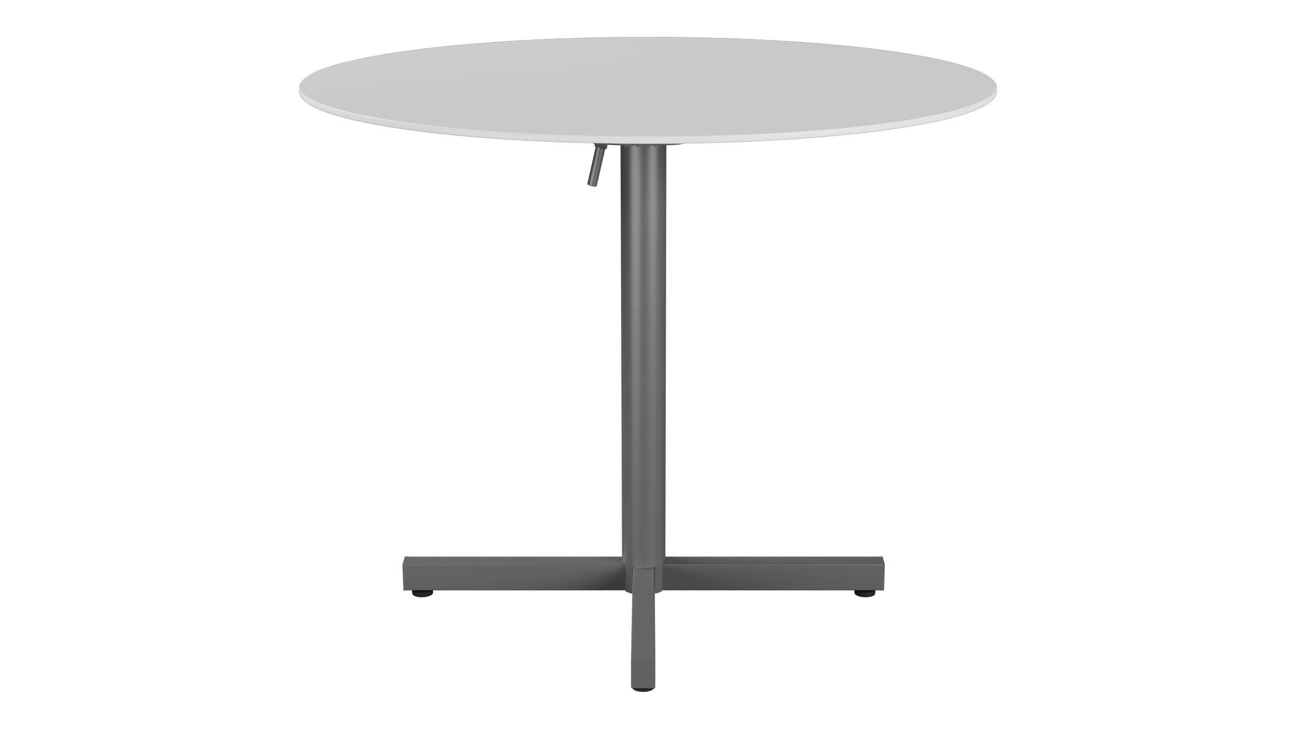 Luzern Glasfaser-Gartentisch Decor ø90 klappbar in Weiss präsentiert im Onlineshop von KAQTU Design AG. Gartentisch ist von Schaffner