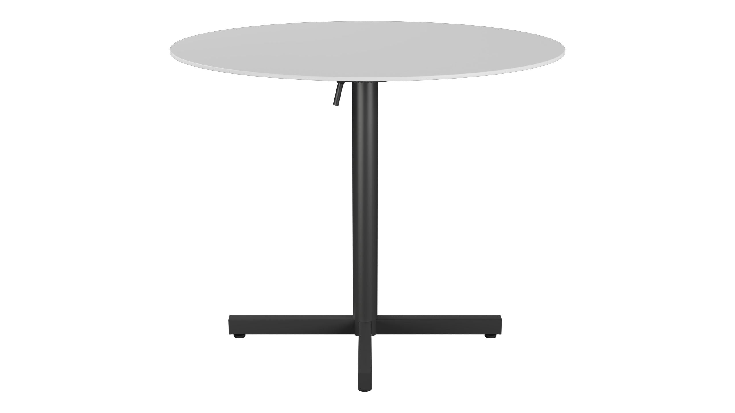 Luzern Glasfaser-Gartentisch Decor ø90 klappbar in Weiss präsentiert im Onlineshop von KAQTU Design AG. Gartentisch ist von Schaffner