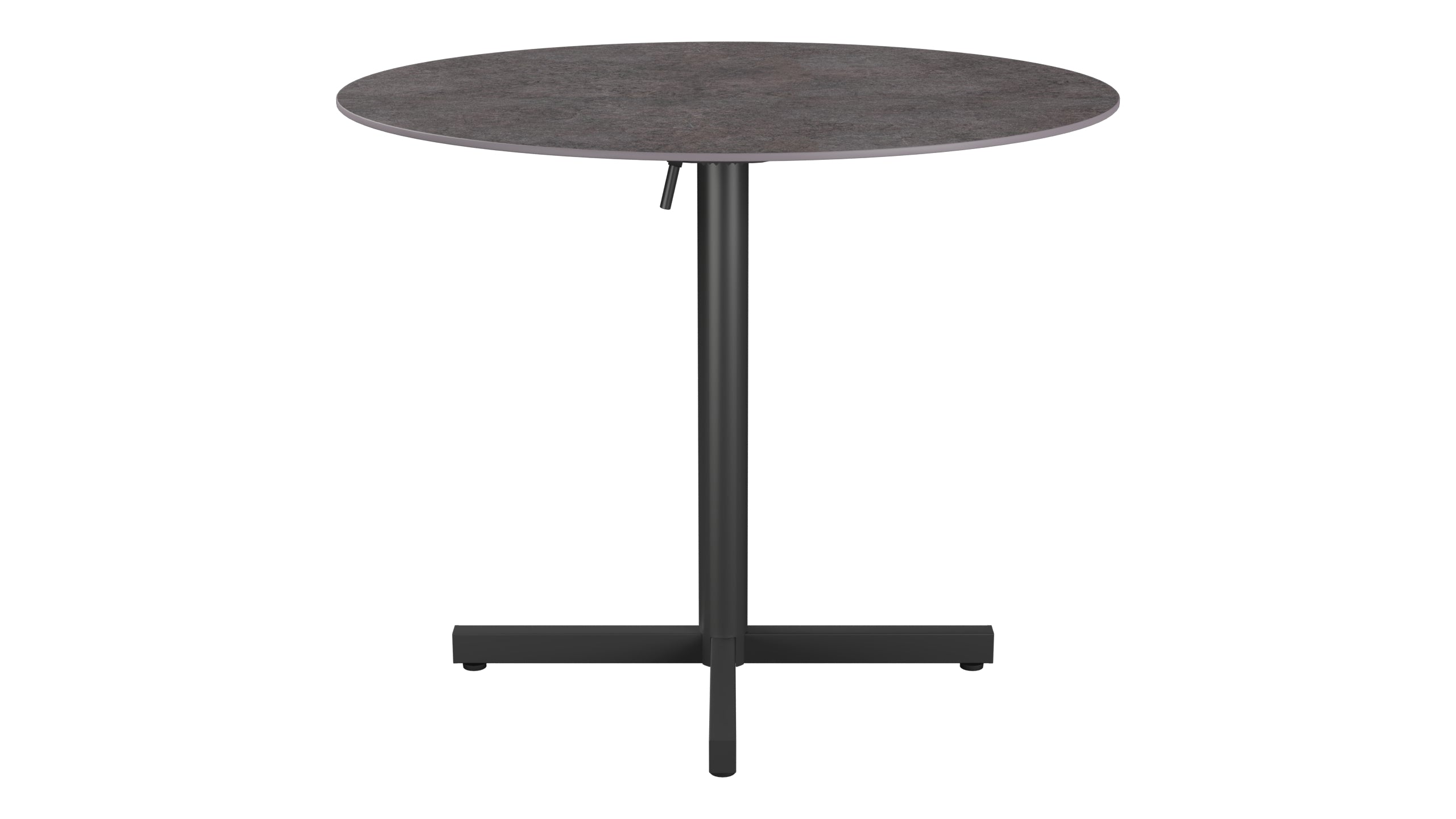 Luzern Glasfaser-Gartentisch Decor ø90 klappbar in Cooperfield präsentiert im Onlineshop von KAQTU Design AG. Gartentisch ist von Schaffner