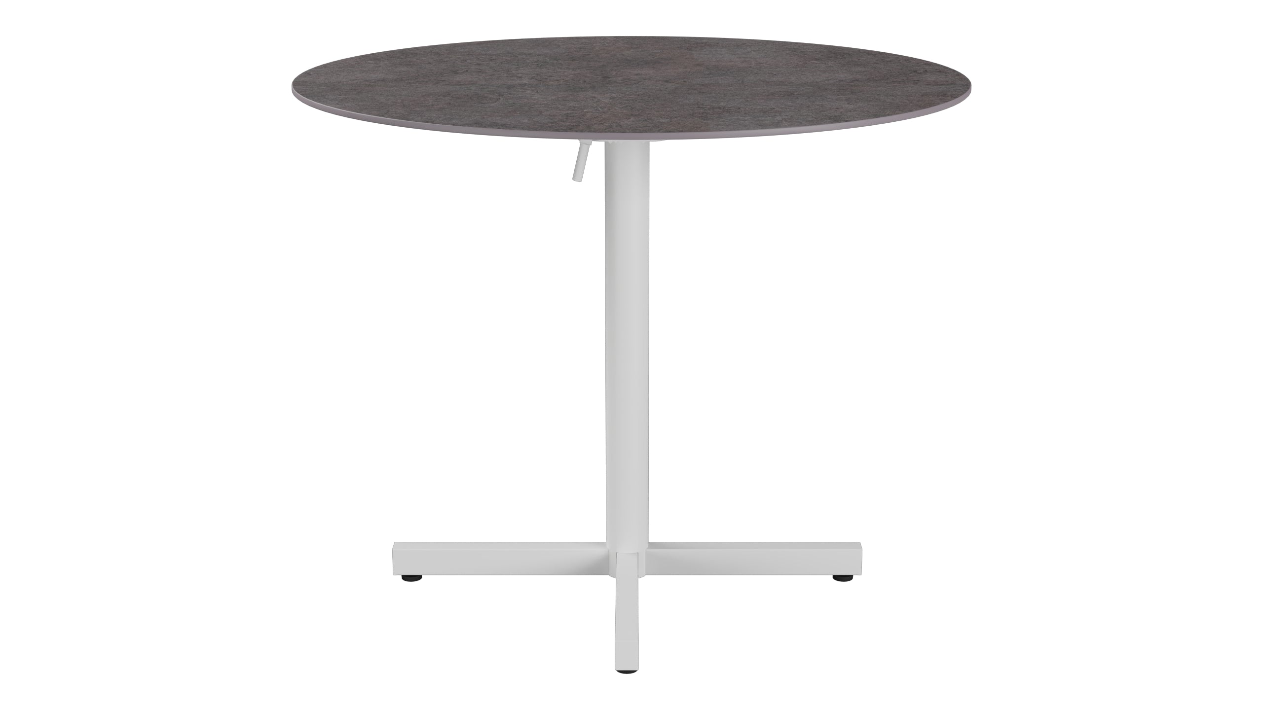 Luzern Glasfaser-Gartentisch Decor ø90 klappbar in Cooperfield präsentiert im Onlineshop von KAQTU Design AG. Gartentisch ist von Schaffner
