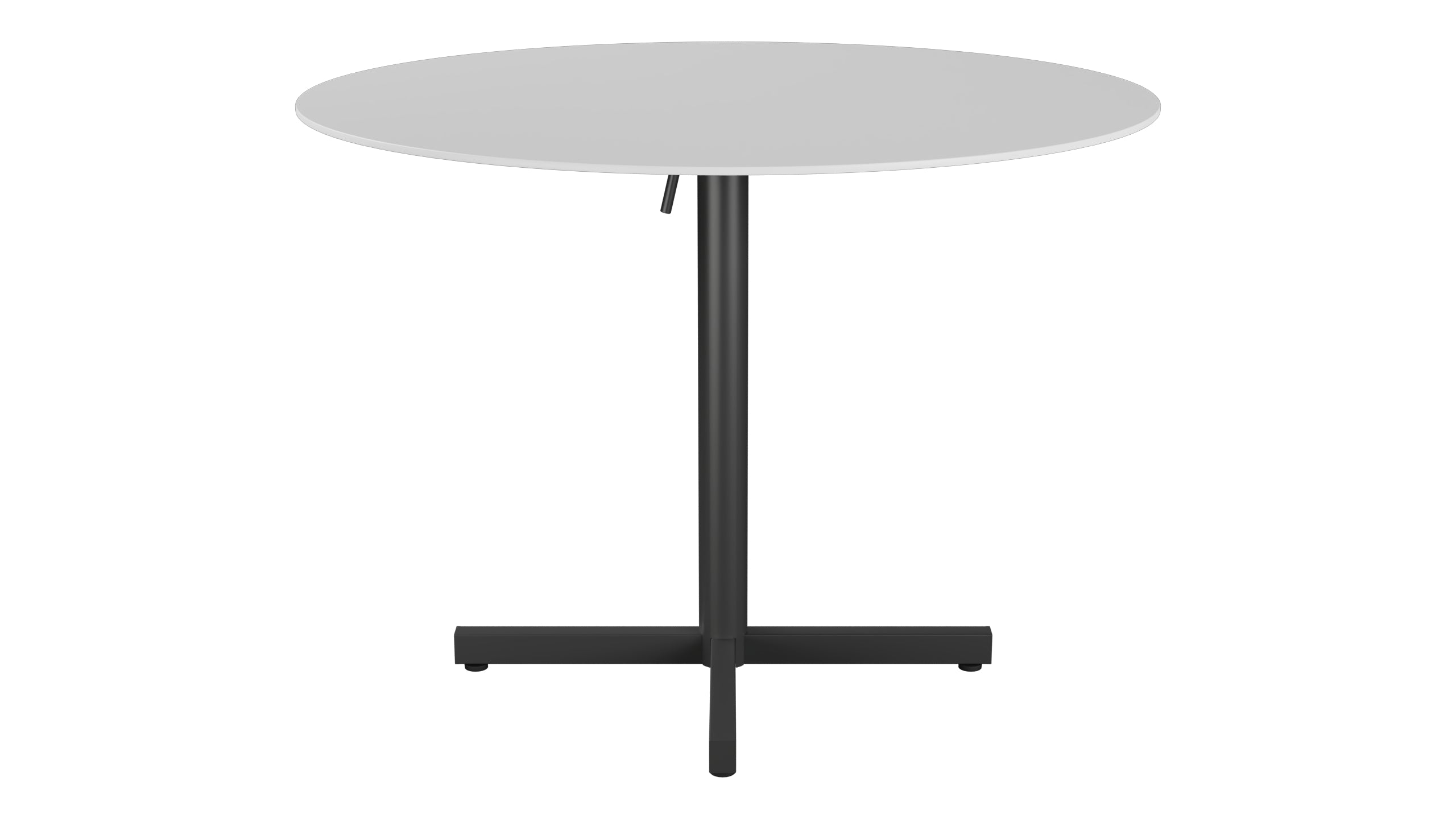 Luzern Glasfaser-Gartentisch Decor ø100 klappbar in Weiss präsentiert im Onlineshop von KAQTU Design AG. Gartentisch ist von Schaffner