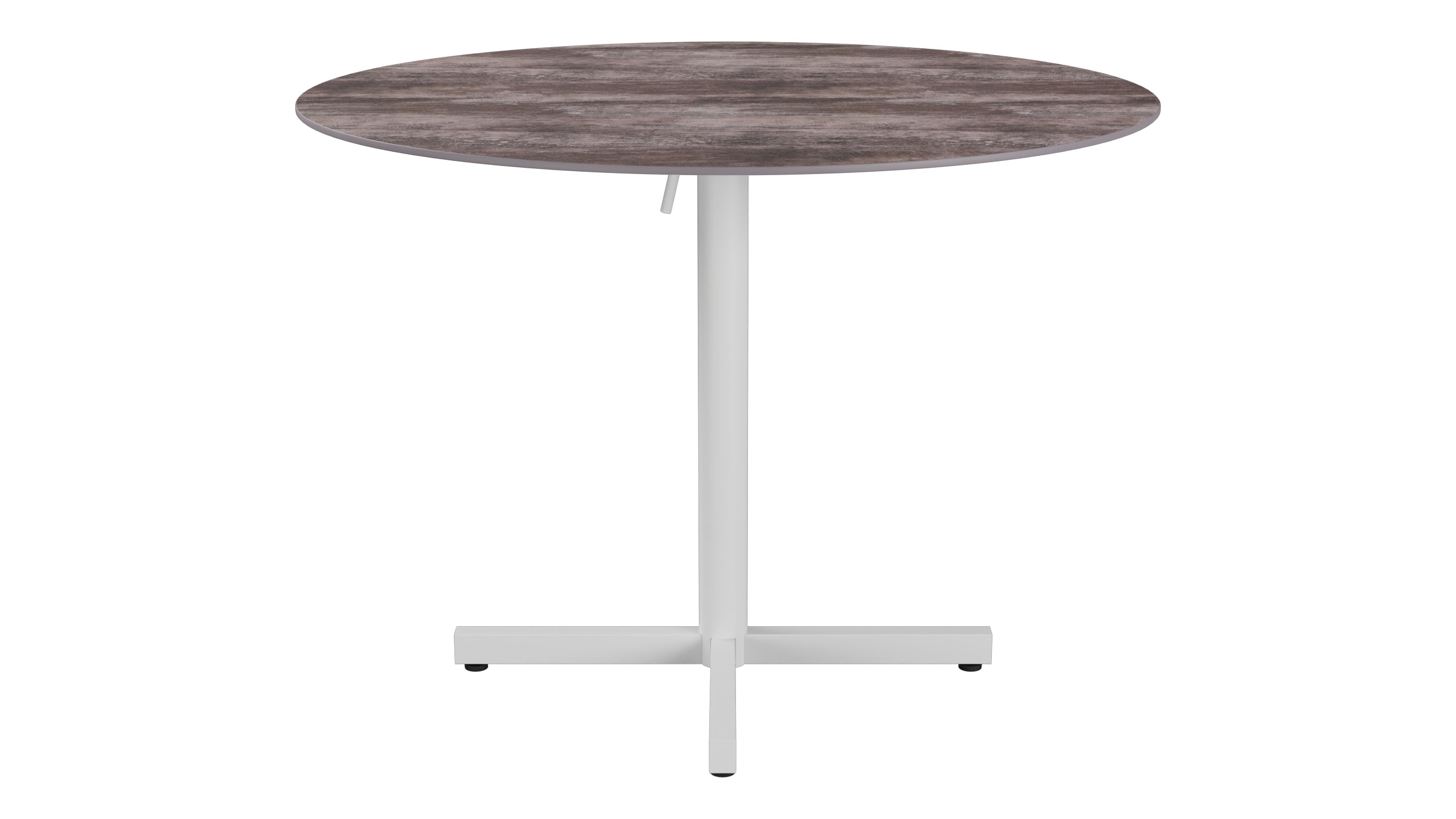 Luzern Glasfaser-Gartentisch Decor ø100 klappbar in Stromboli dunkel  präsentiert im Onlineshop von KAQTU Design AG. Gartentisch ist von Schaffner