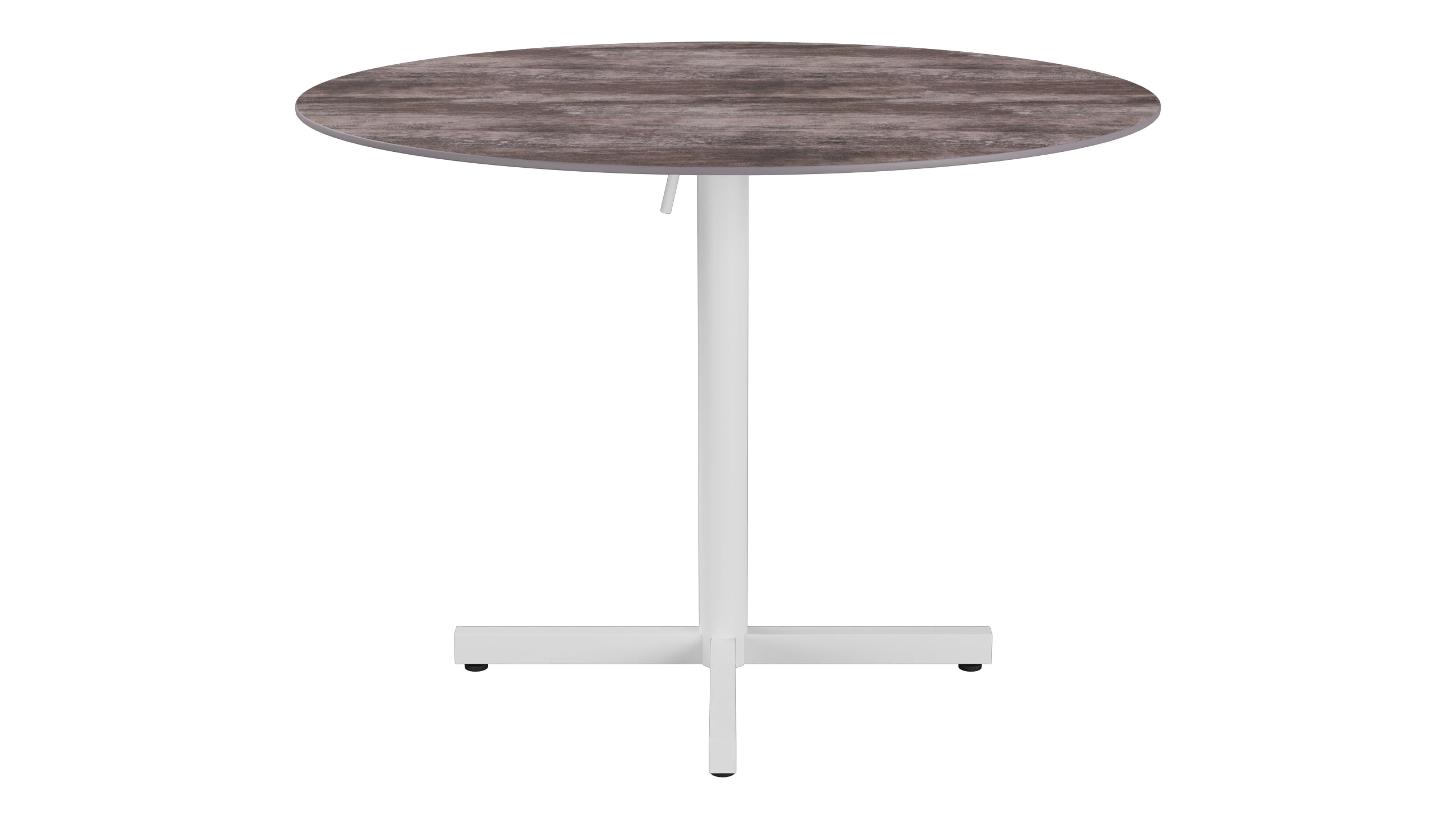 Luzern Glasfaser-Gartentisch Decor ø100 klappbar in Stromboli dunkel  präsentiert im Onlineshop von KAQTU Design AG. Gartentisch ist von Schaffner