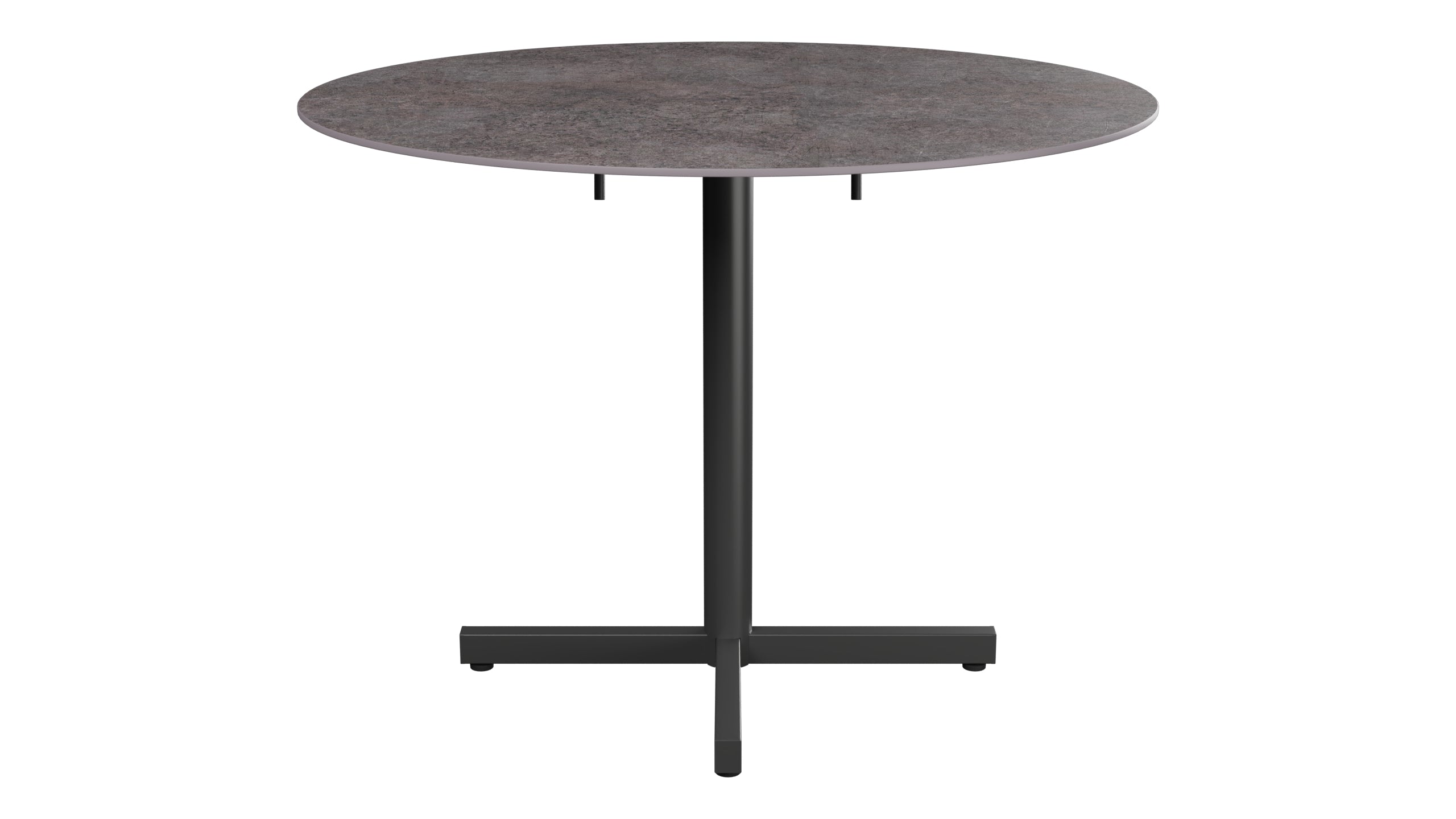 Luzern Glasfaser-Gartentisch Decor ø100 klappbar in Cooperfield präsentiert im Onlineshop von KAQTU Design AG. Gartentisch ist von Schaffner
