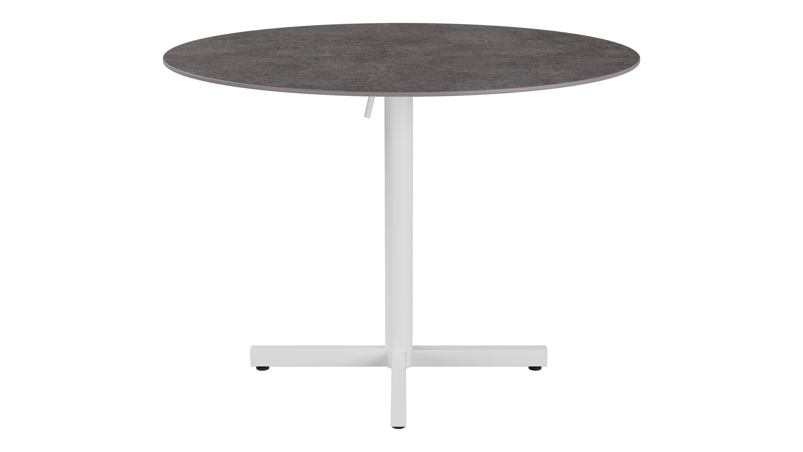 Luzern Glasfaser-Gartentisch Decor ø100 klappbar in Cooperfield präsentiert im Onlineshop von KAQTU Design AG. Gartentisch ist von Schaffner