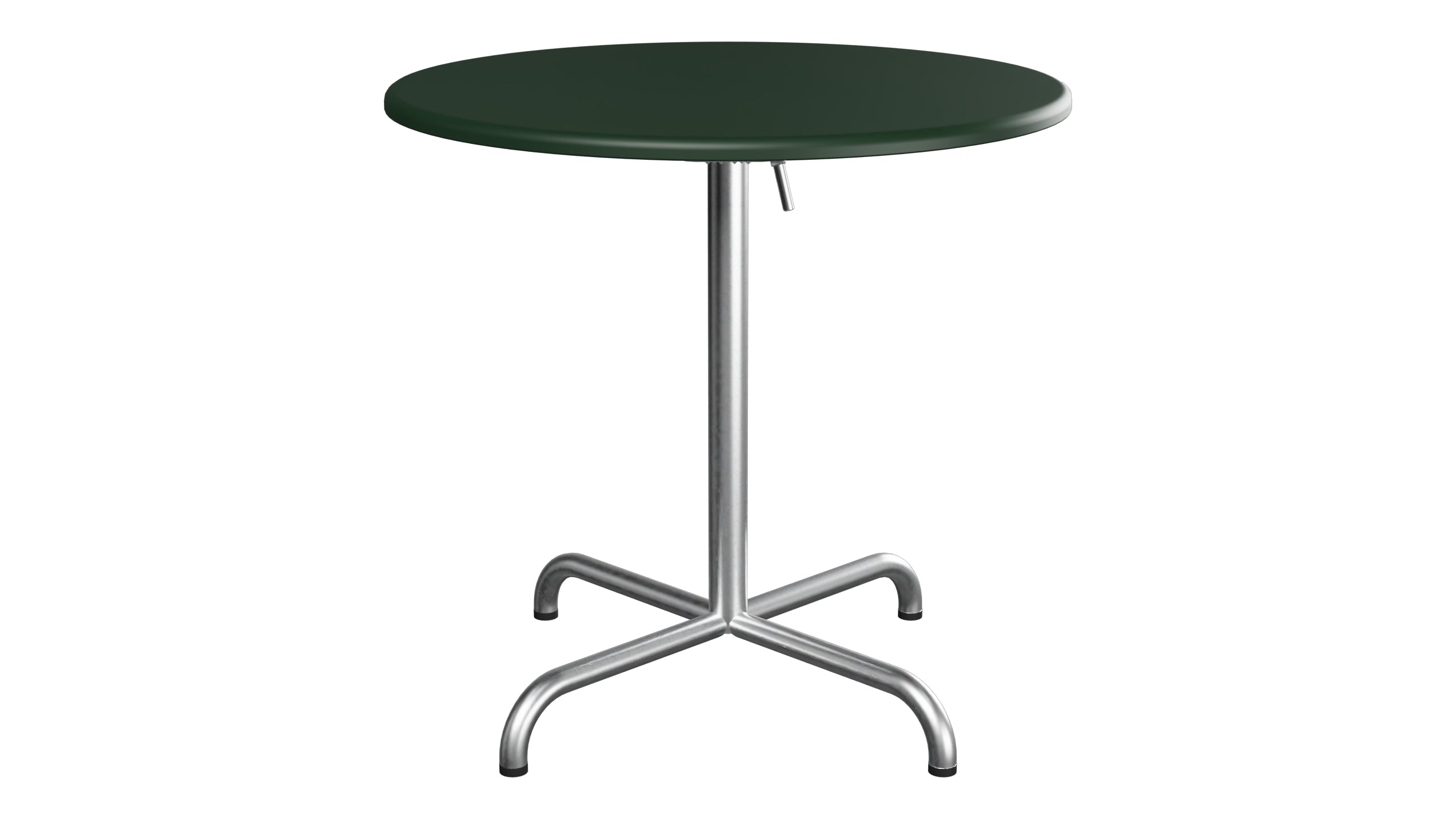 Davos Glasfaser-Gartentisch ø75 klappbar in Tannengrün präsentiert im Onlineshop von KAQTU Design AG. Gartentisch ist von Schaffner