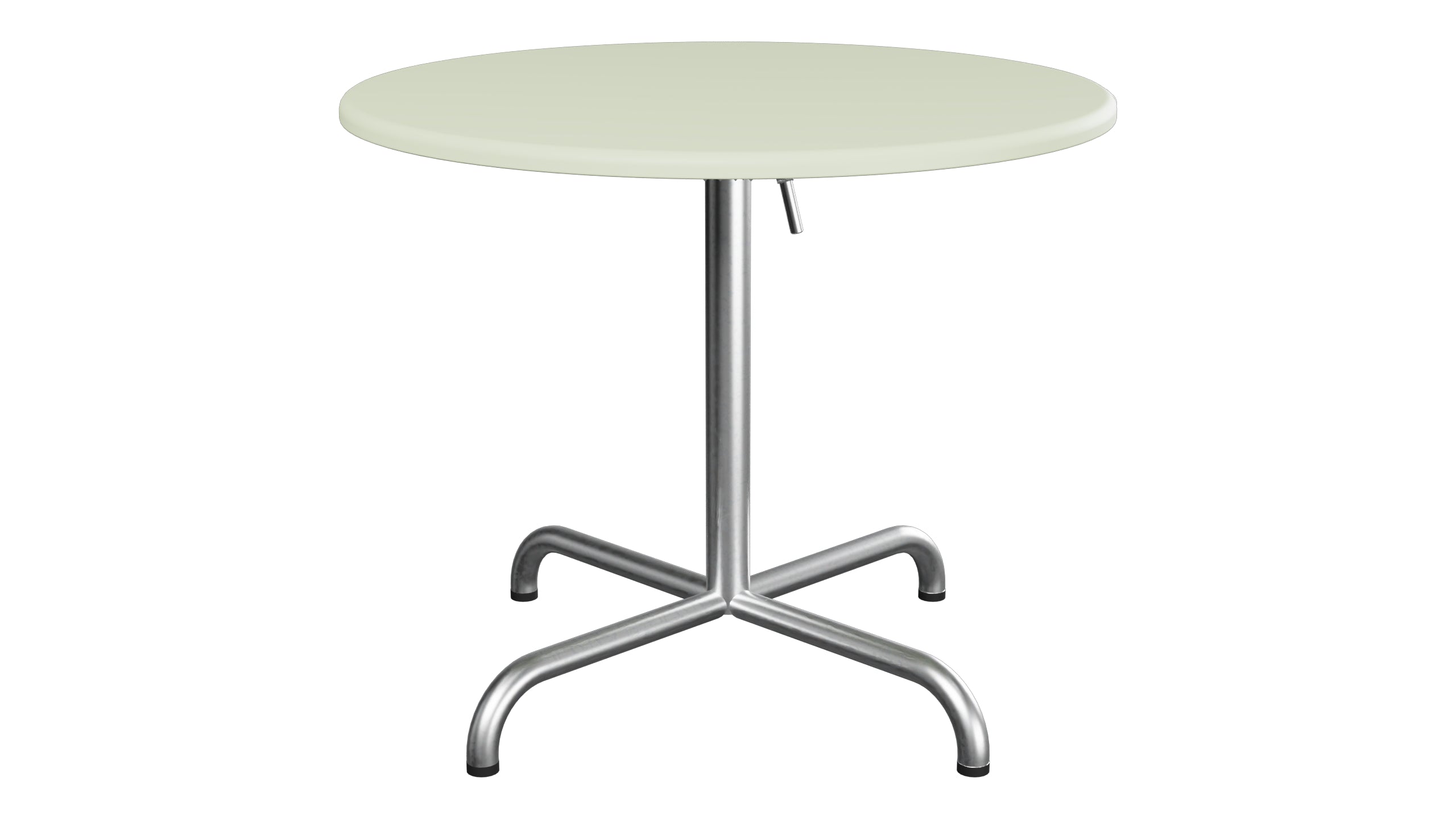 Davos Glasfaser-Salontisch ø75 / 62 klappbar in Pastellgrün präsentiert im Onlineshop von KAQTU Design AG. Beistelltisch Outdoor ist von Schaffner