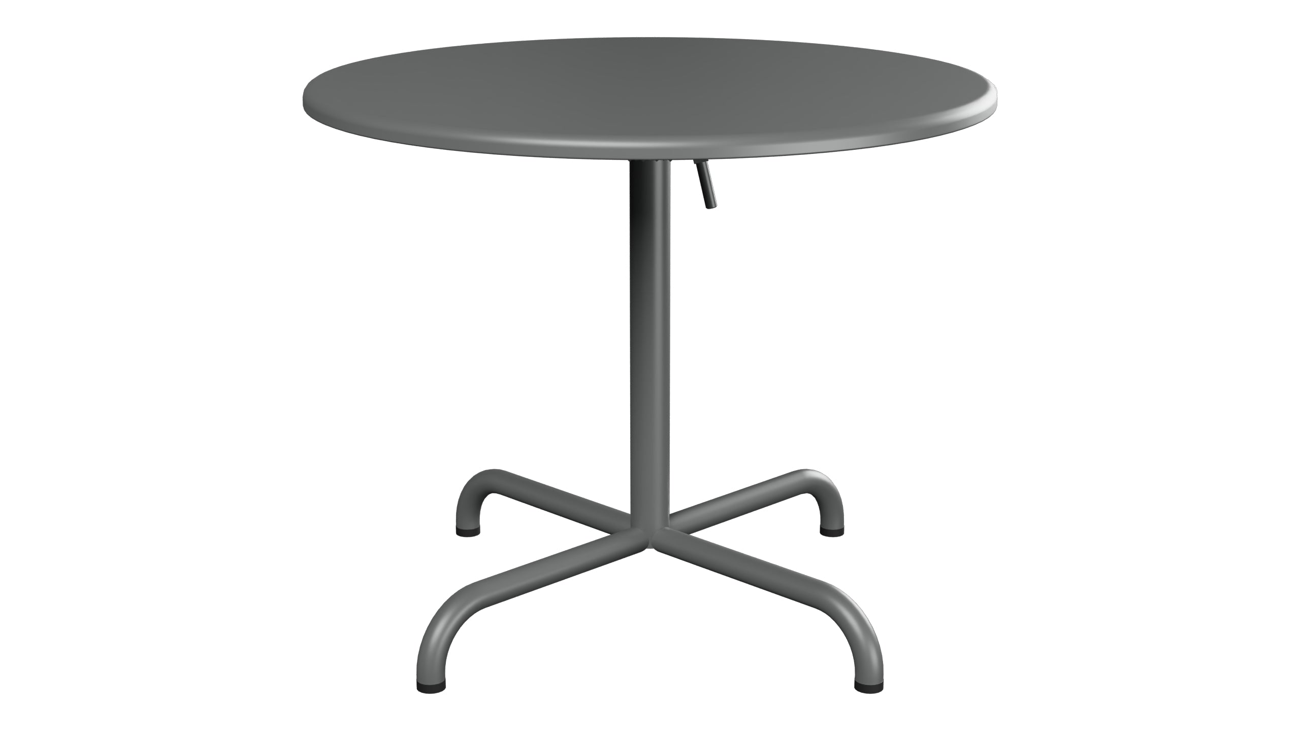 Davos Glasfaser-Salontisch ø75 / 62 klappbar in Graphit präsentiert im Onlineshop von KAQTU Design AG. Beistelltisch Outdoor ist von Schaffner