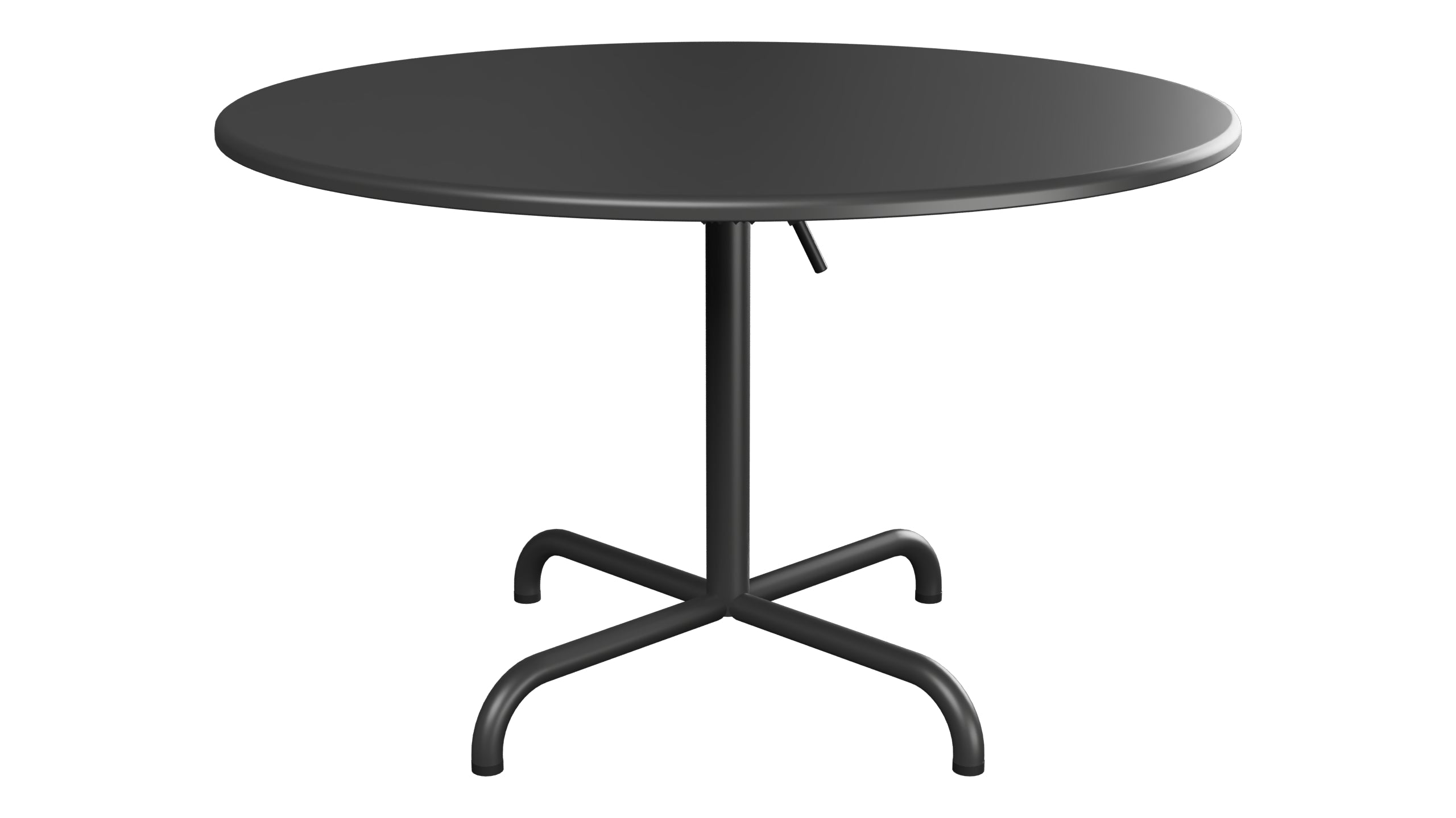 Davos Glasfaser-Salontisch ø100 / 62 klappbar in Anthrazit präsentiert im Onlineshop von KAQTU Design AG. Beistelltisch Outdoor ist von Schaffner