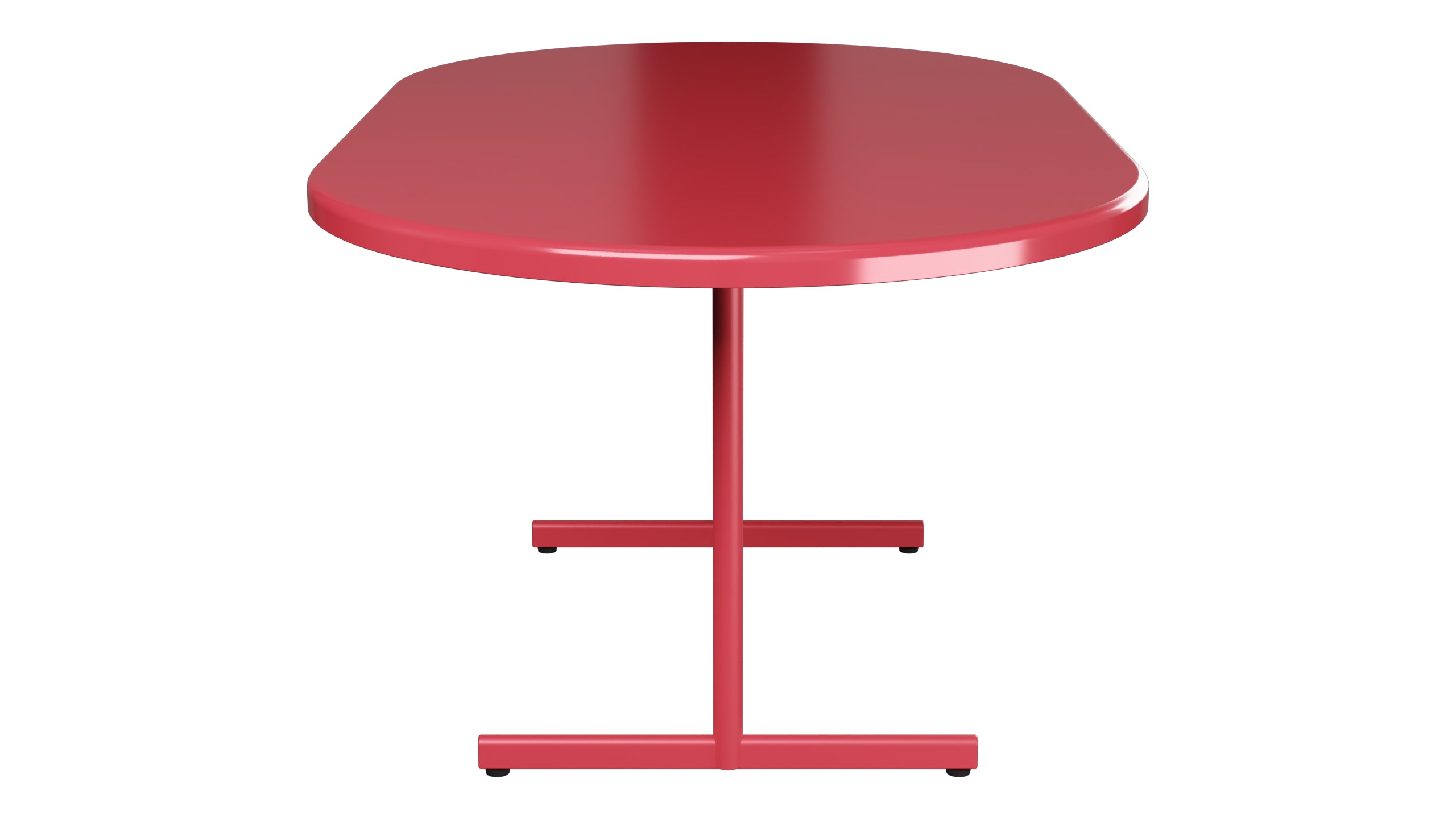 Bodensee Glasfaser-Gartentisch 160x95 oval klappbar in Ahornrot präsentiert im Onlineshop von KAQTU Design AG. Gartentisch ist von Schaffner