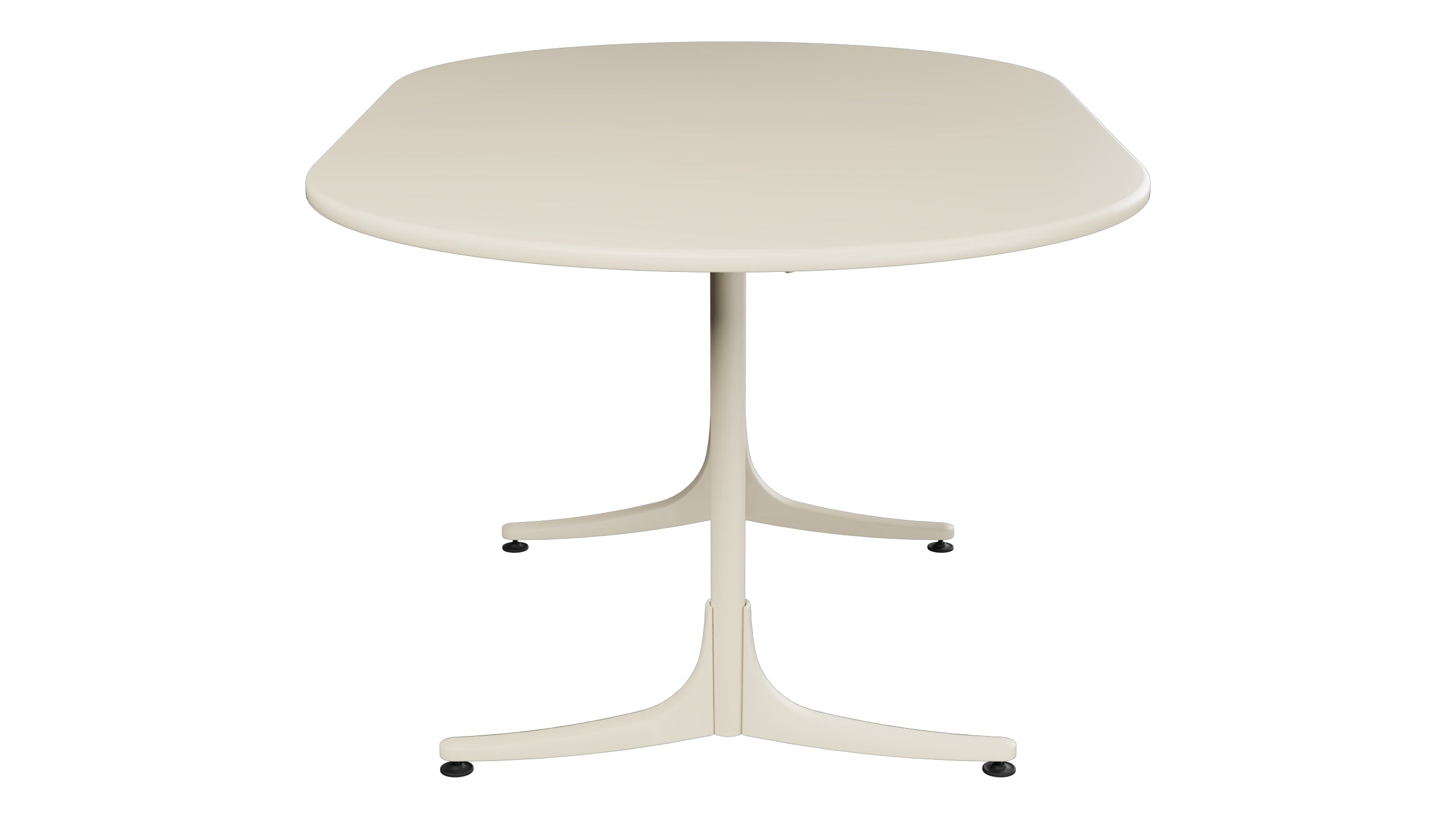 Schaffhausen Glasfaser-Gartentisch 160x95 oval klappbar in Pastellsand präsentiert im Onlineshop von KAQTU Design AG. Gartentisch ist von Schaffner